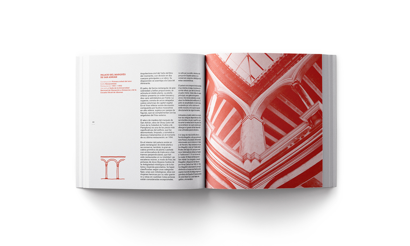 Diseño editorial exposición artística tudela catalogo