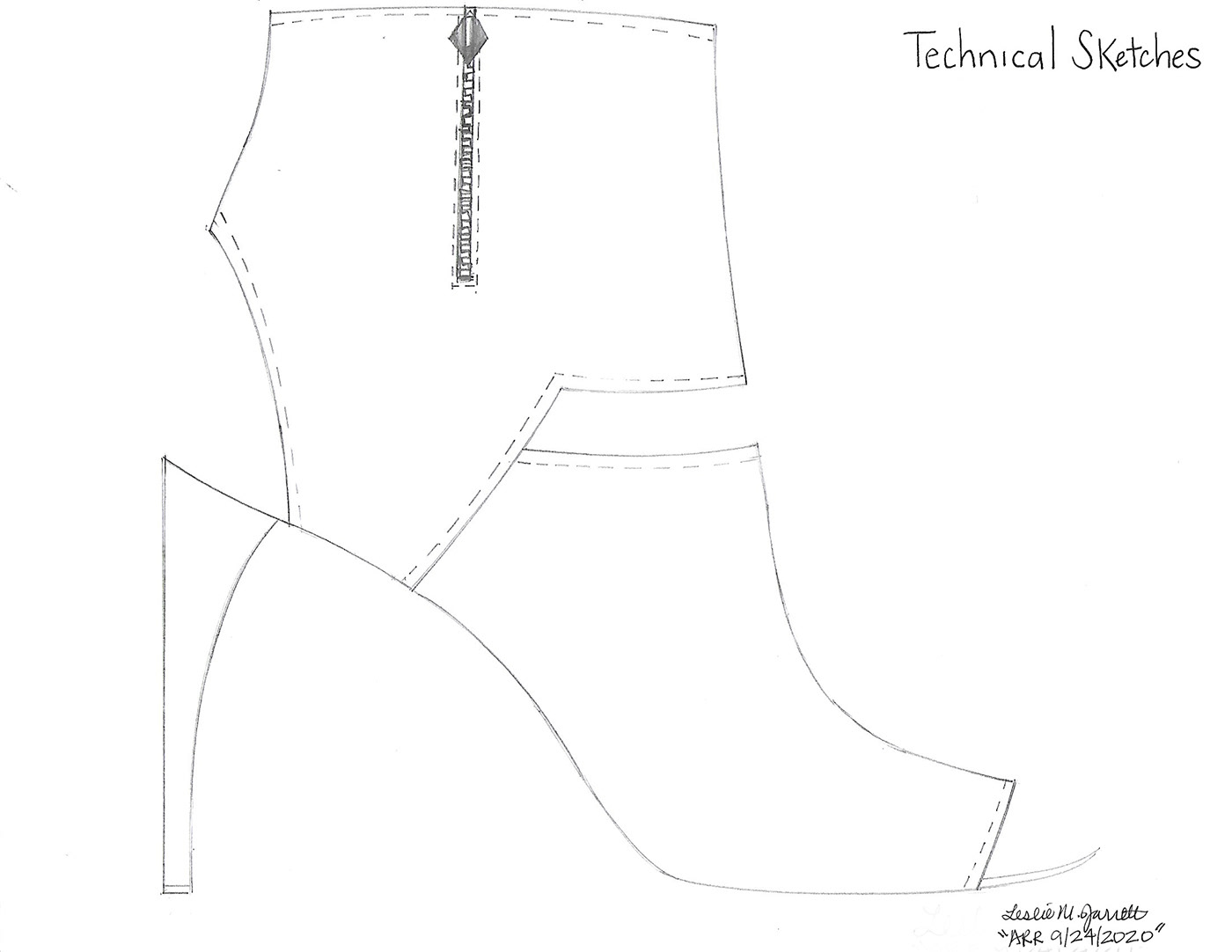 accessories design footwear product development shoes sketches