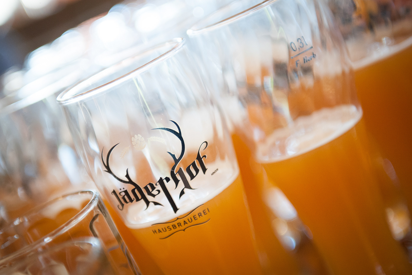 jagerhof beer brand identity deer logo bavaria germany bulgaria plovdiv