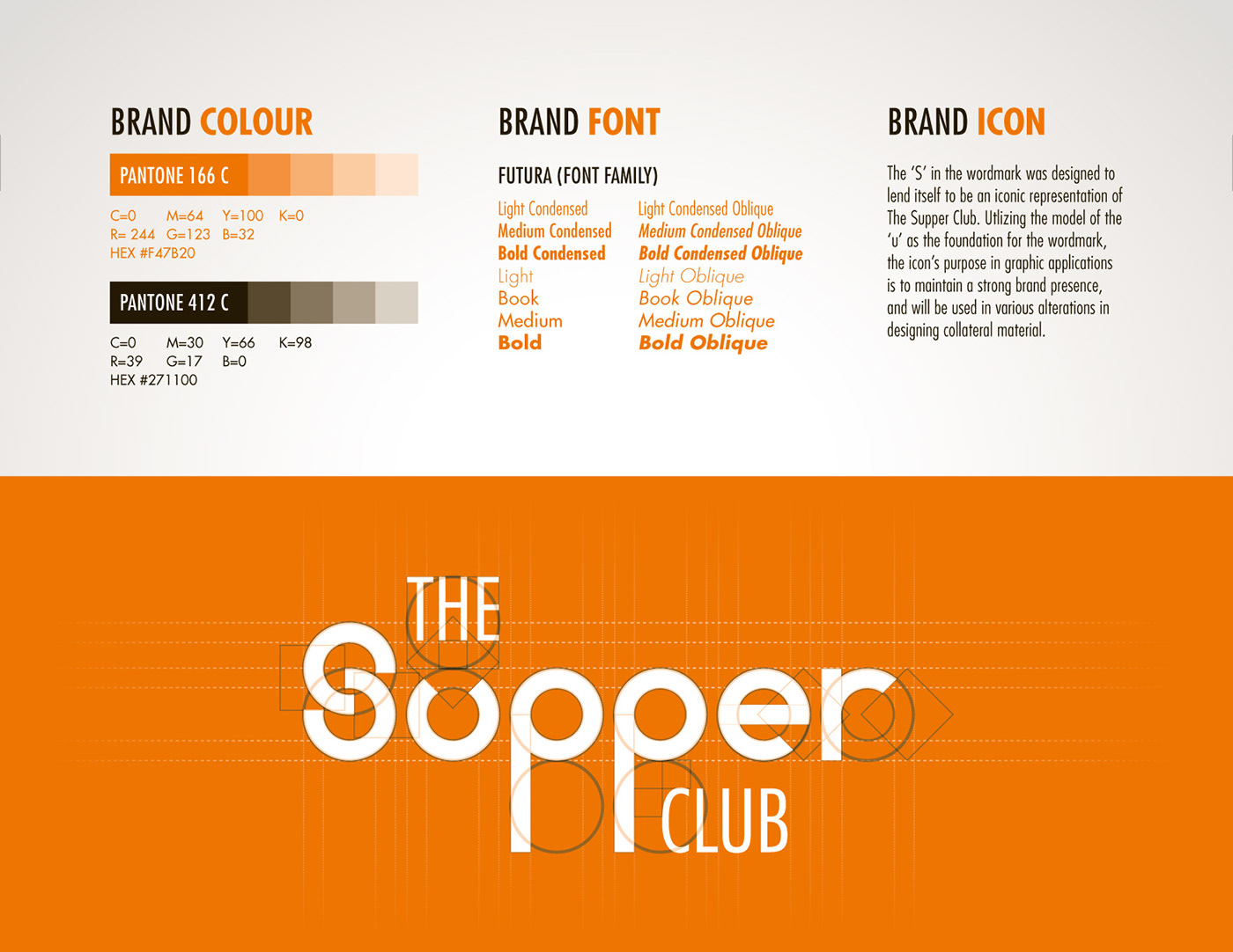 branding  logo Food  restaurant design typography   supper club dining member
