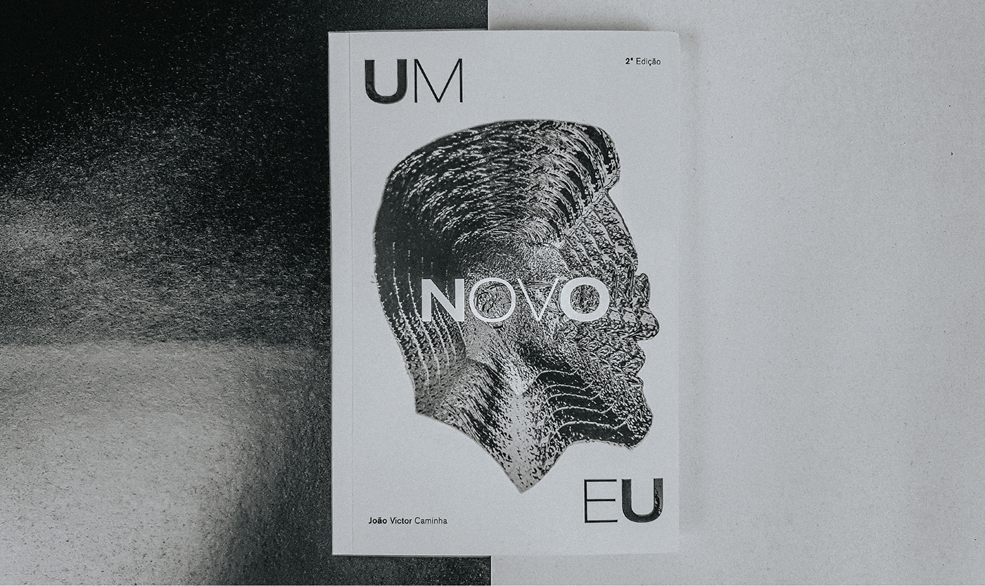 3D book book cover brochure cabeça design de capa editorial head Layout print