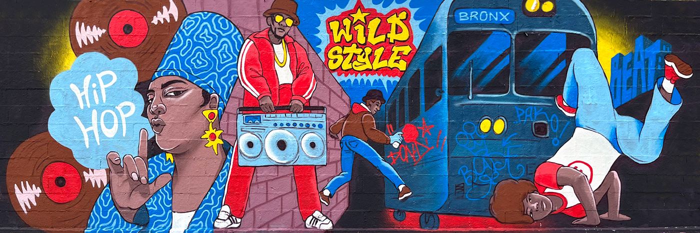 hip hop breakdance deejay Graffiti Mural streetart Urbanart music DANCE   rap