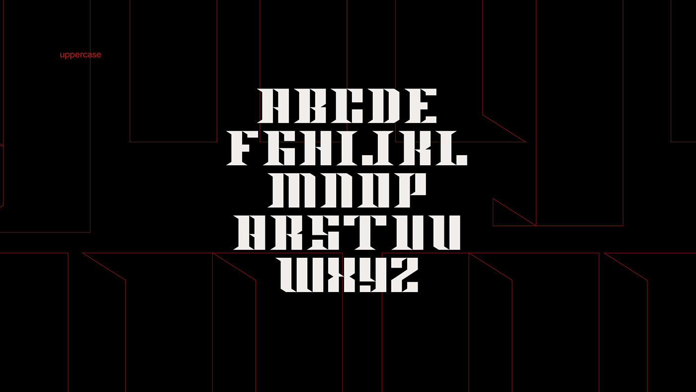 Blackletter font glyphs serif textura type type design Typeface
