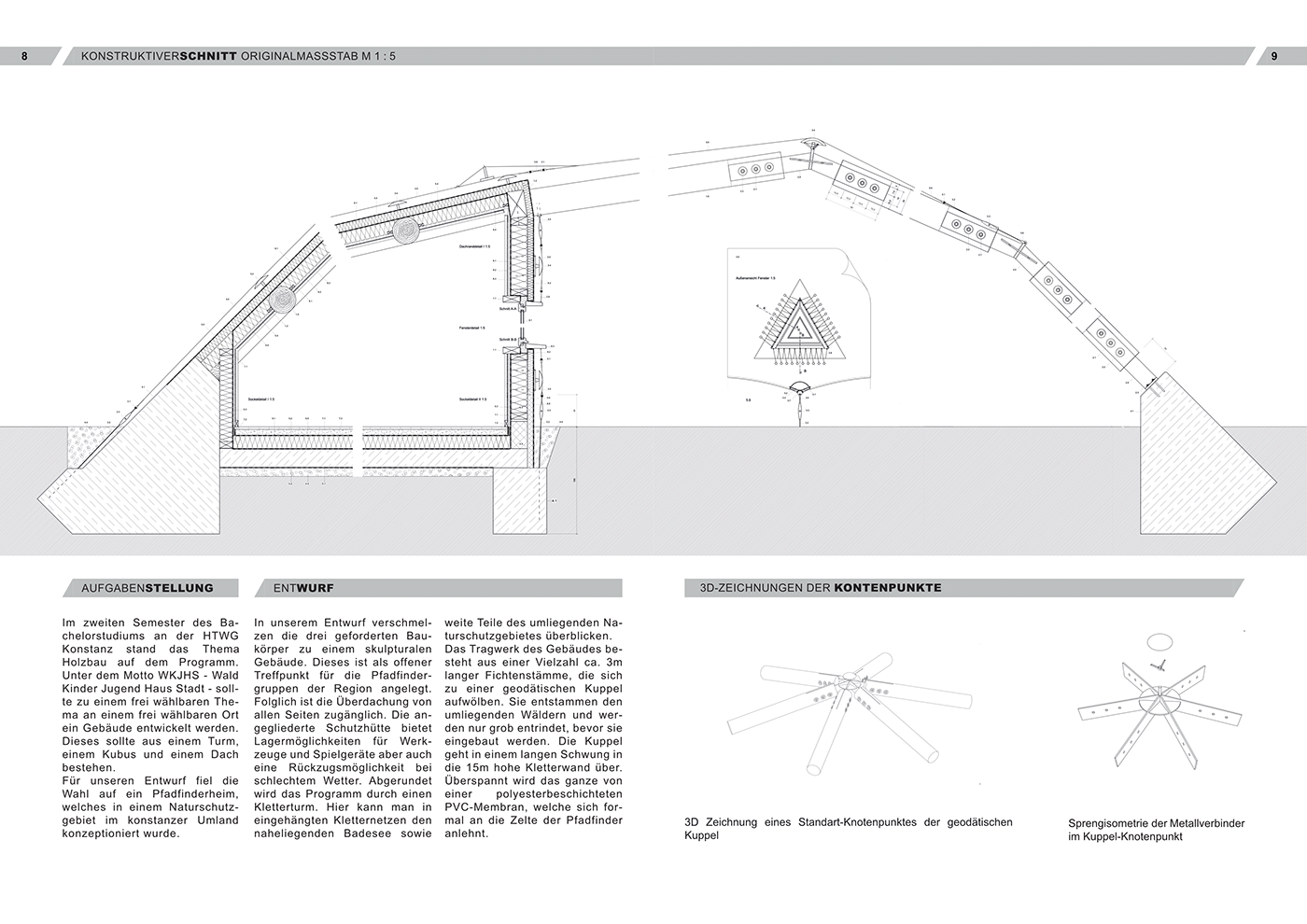 architektur Studium wald Nature rendering Modellbau exterior Zelt Pfadfinder   Visualisierung
