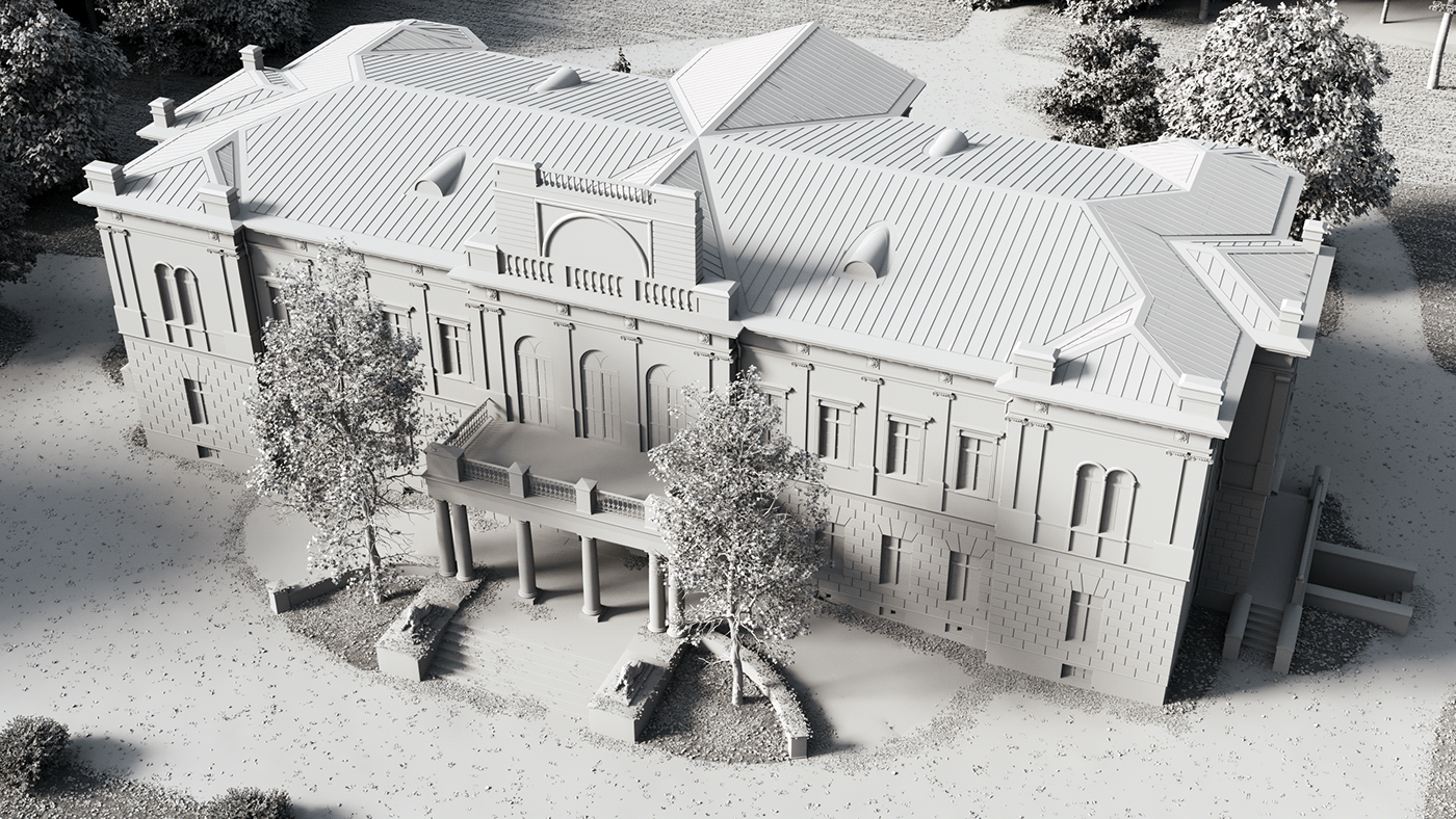 house Render architecture visualization exterior 3ds max archviz corona CGI 3D