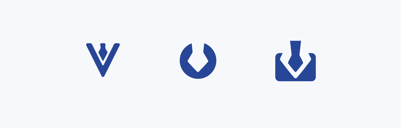 branding  logo suits TIES Careers blue professional