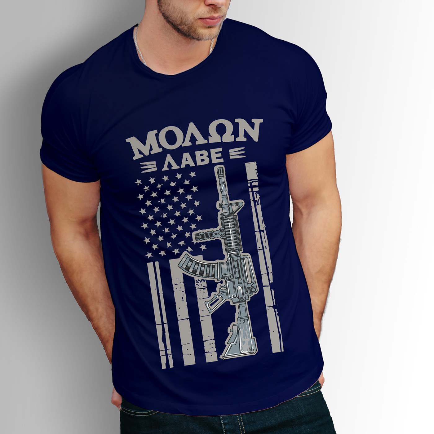 Usa police t-shirt design Thin Blue Line Flag T-Shirt design
