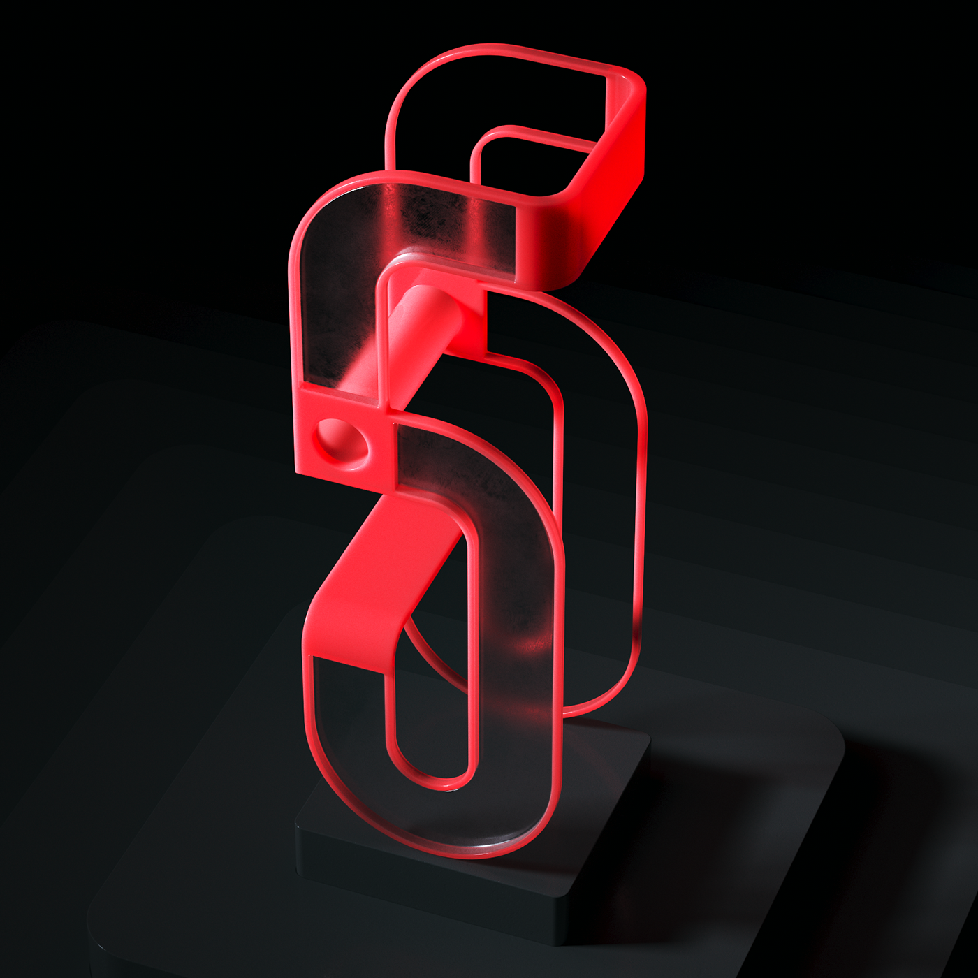 3D CGI 3DType type lettering 36DOT 36daysoftype font minimal abstract