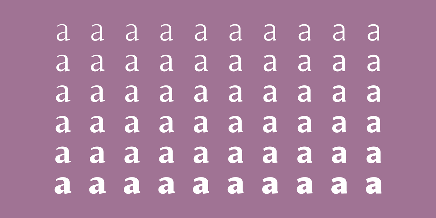 Variable Font Typeface font serif sans semi-sans semi-serif editorial Type System