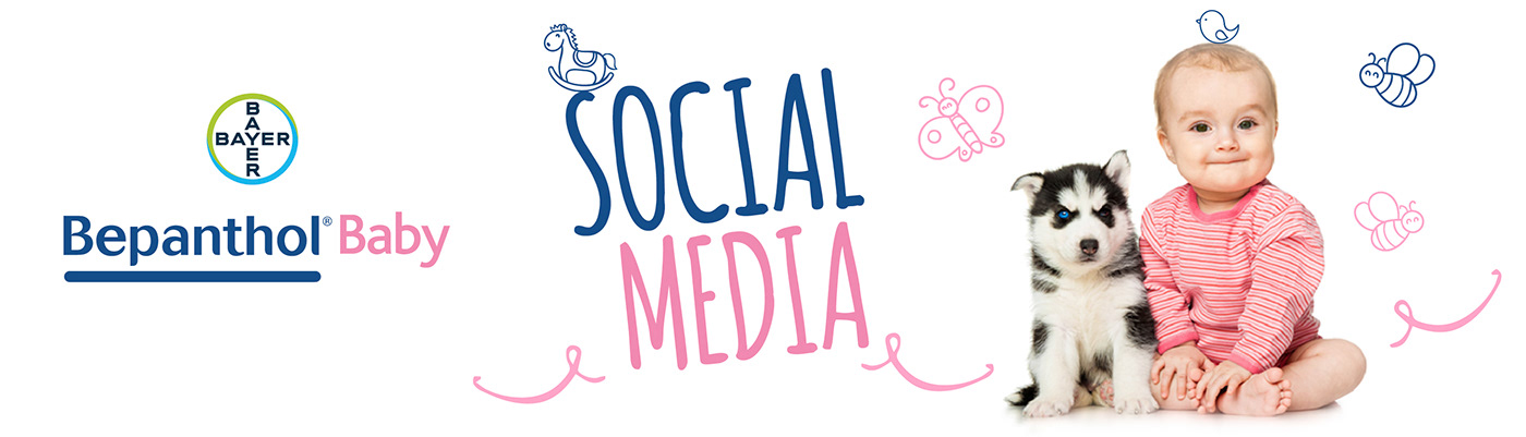 social media design facebook instagram post redes sociales baby