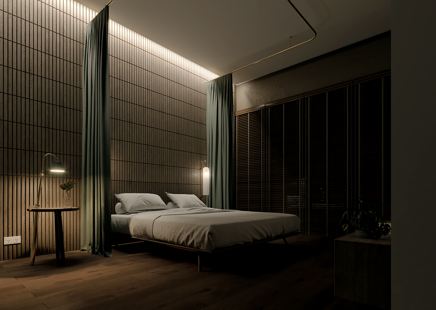 CGI bedroom interiordesign Render 3dsmax