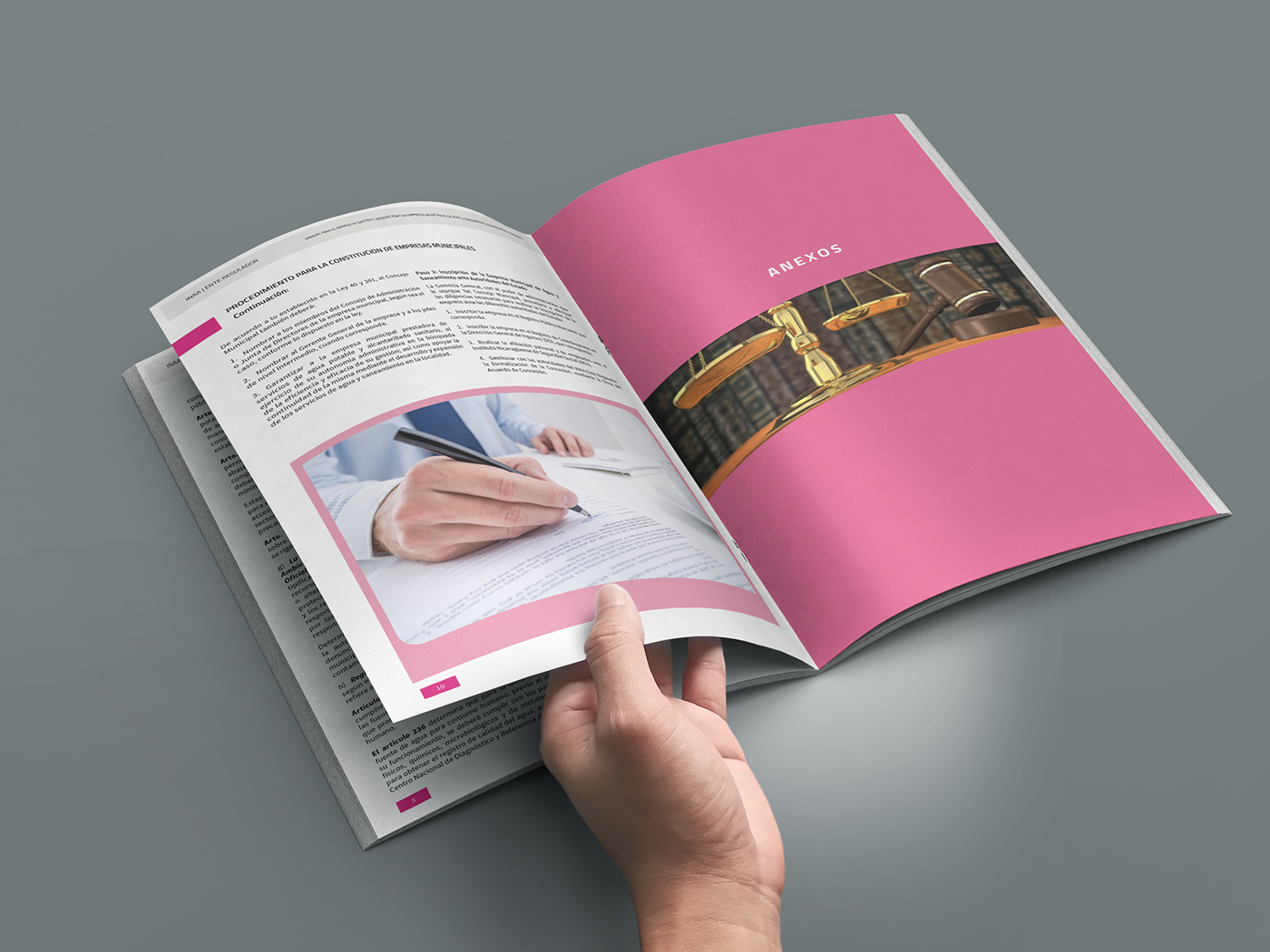 corporate design magazine suiza adobe InDesign Mockup