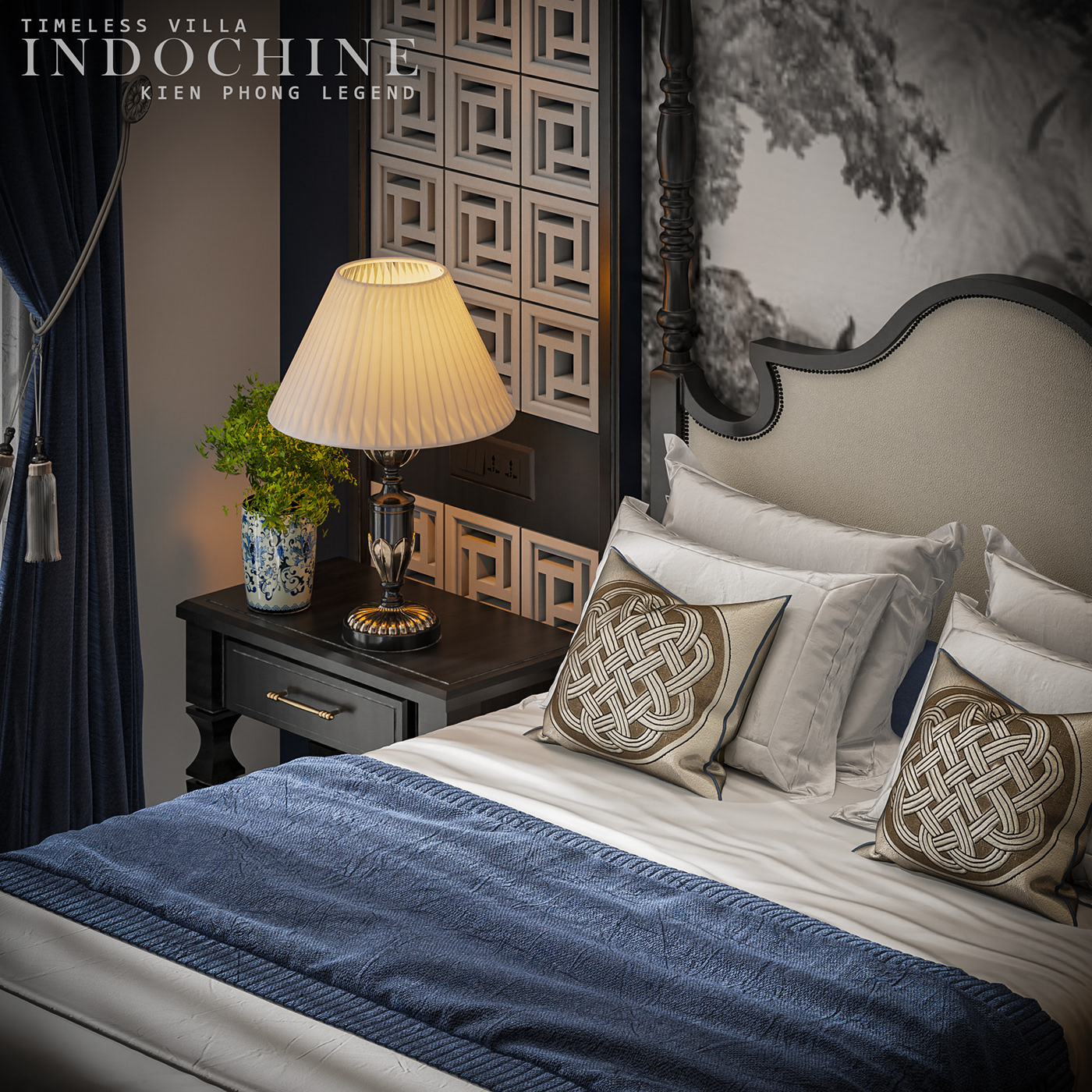 bedroomdesign design indochine indochinebedroom Interior interiordesign