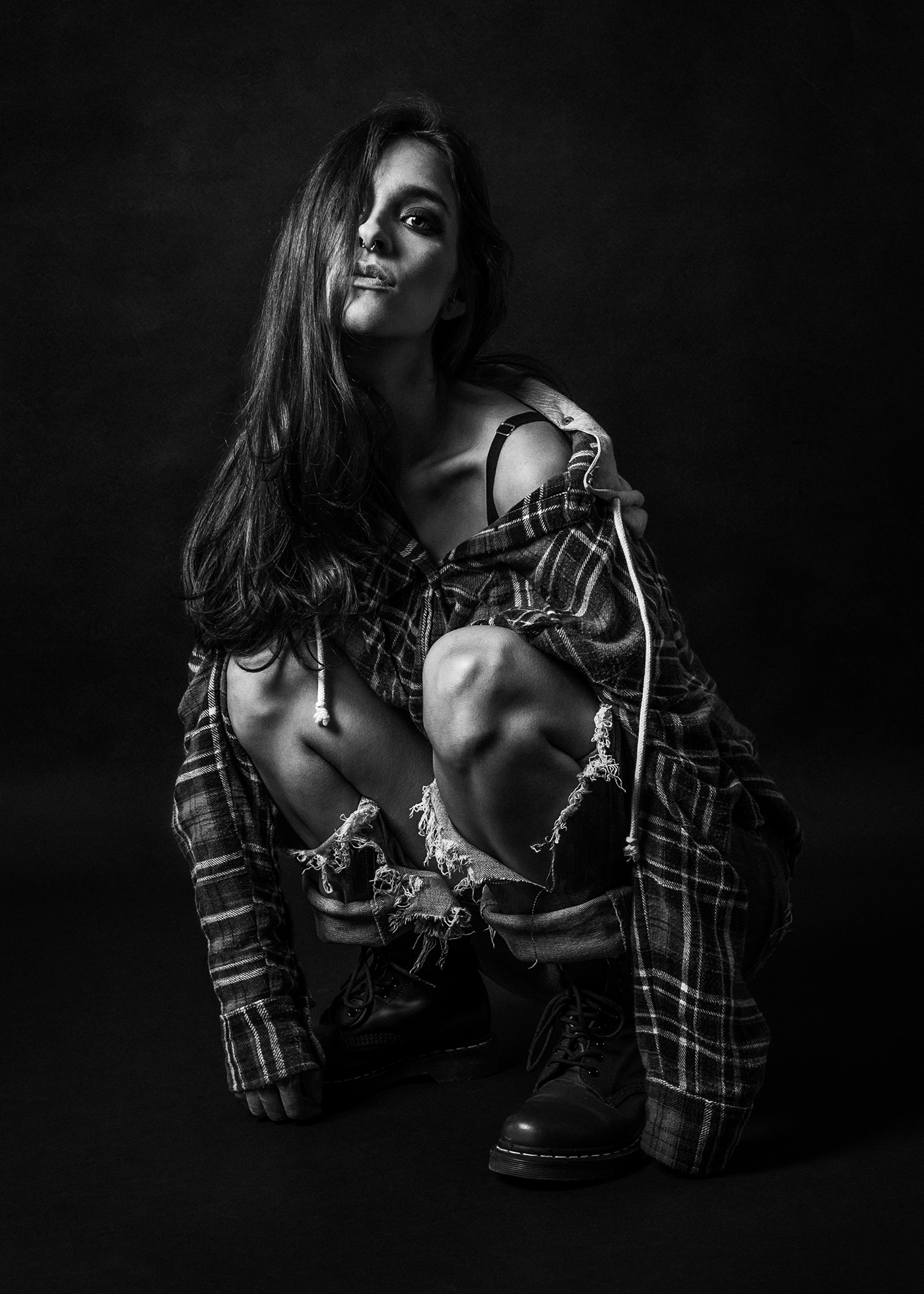 Costa Rica miguel abarca Black&white portrait model noir Fashion  fine art beauty woman