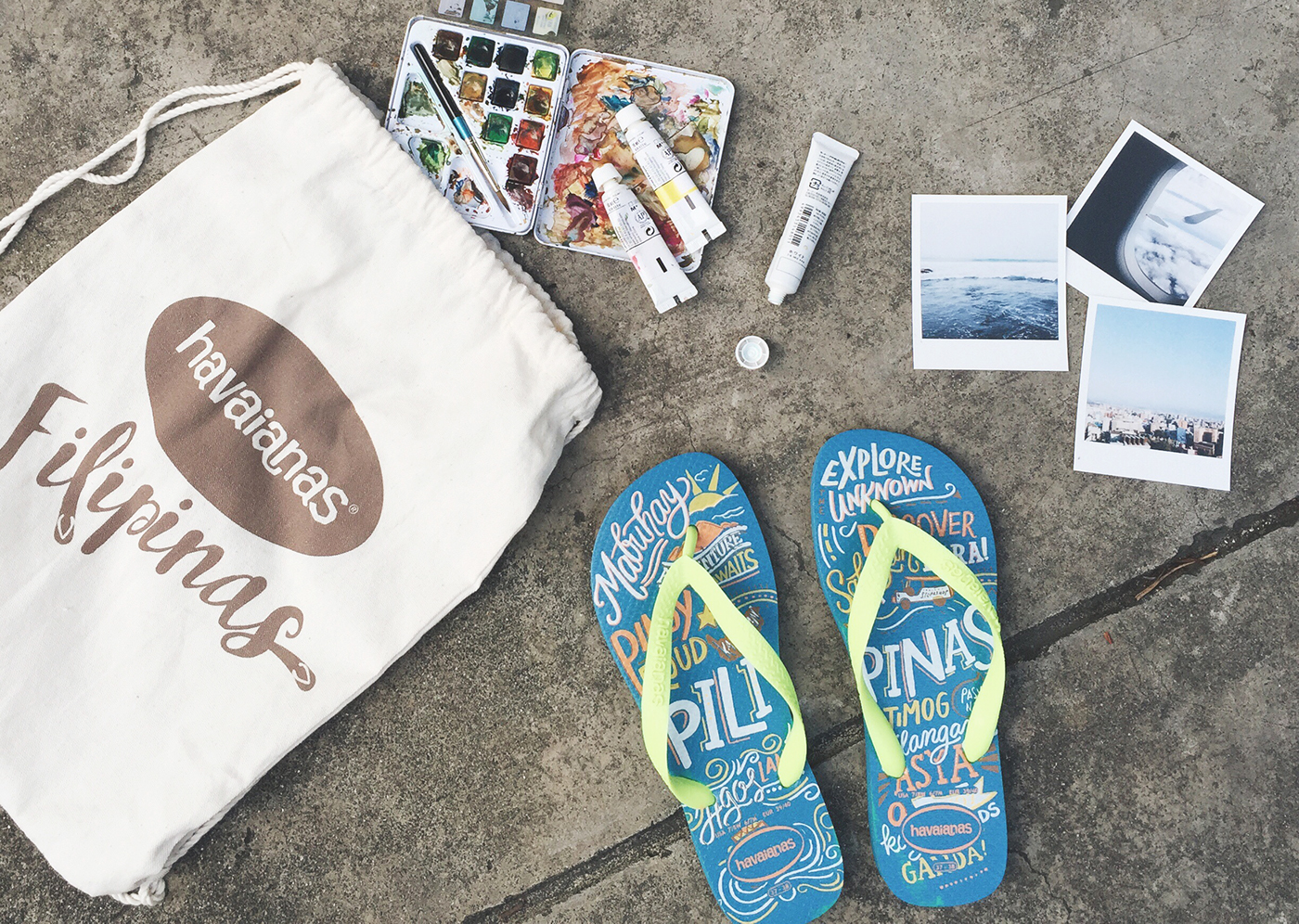 havaianas philippines lettering abbey sy Travel Lakbay adventure filipino filipinas Brazil flip flops Pinoy design