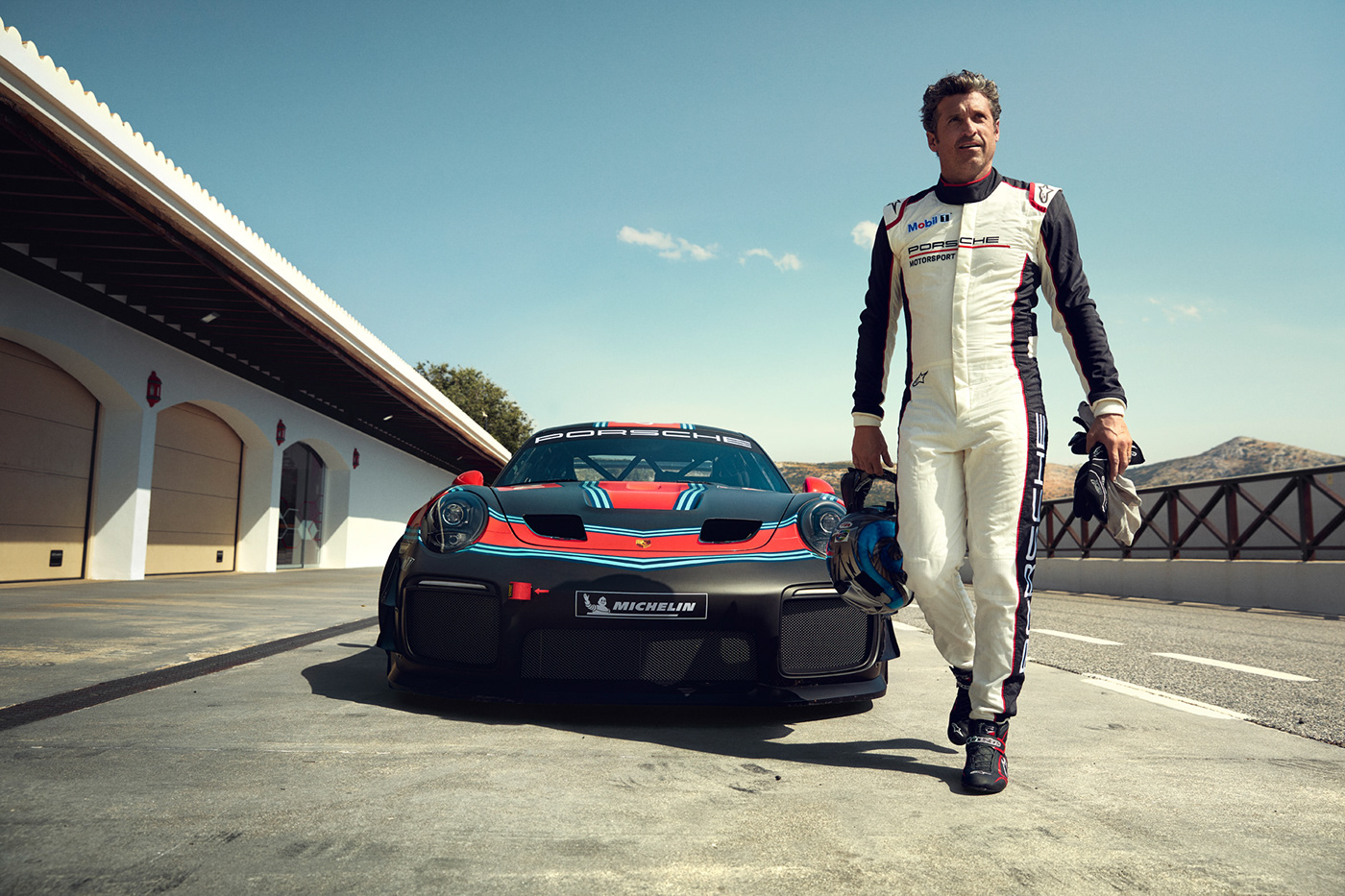 Patrick Dempsey for Porsche.