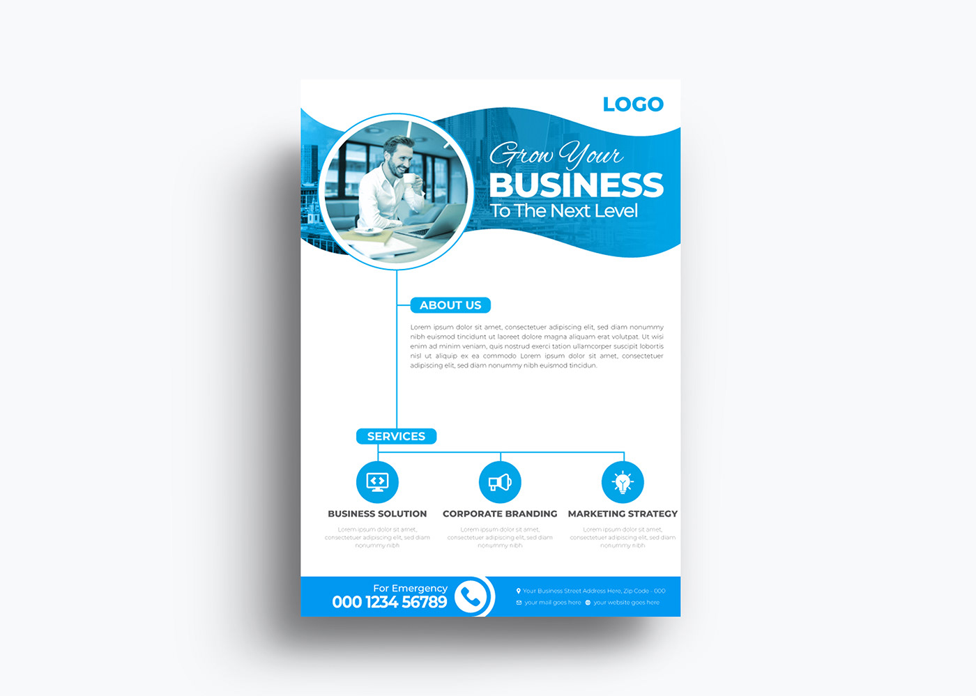 yasin rahad flyer business flyer templates business leaflet print brochure creative flyer graphic ele