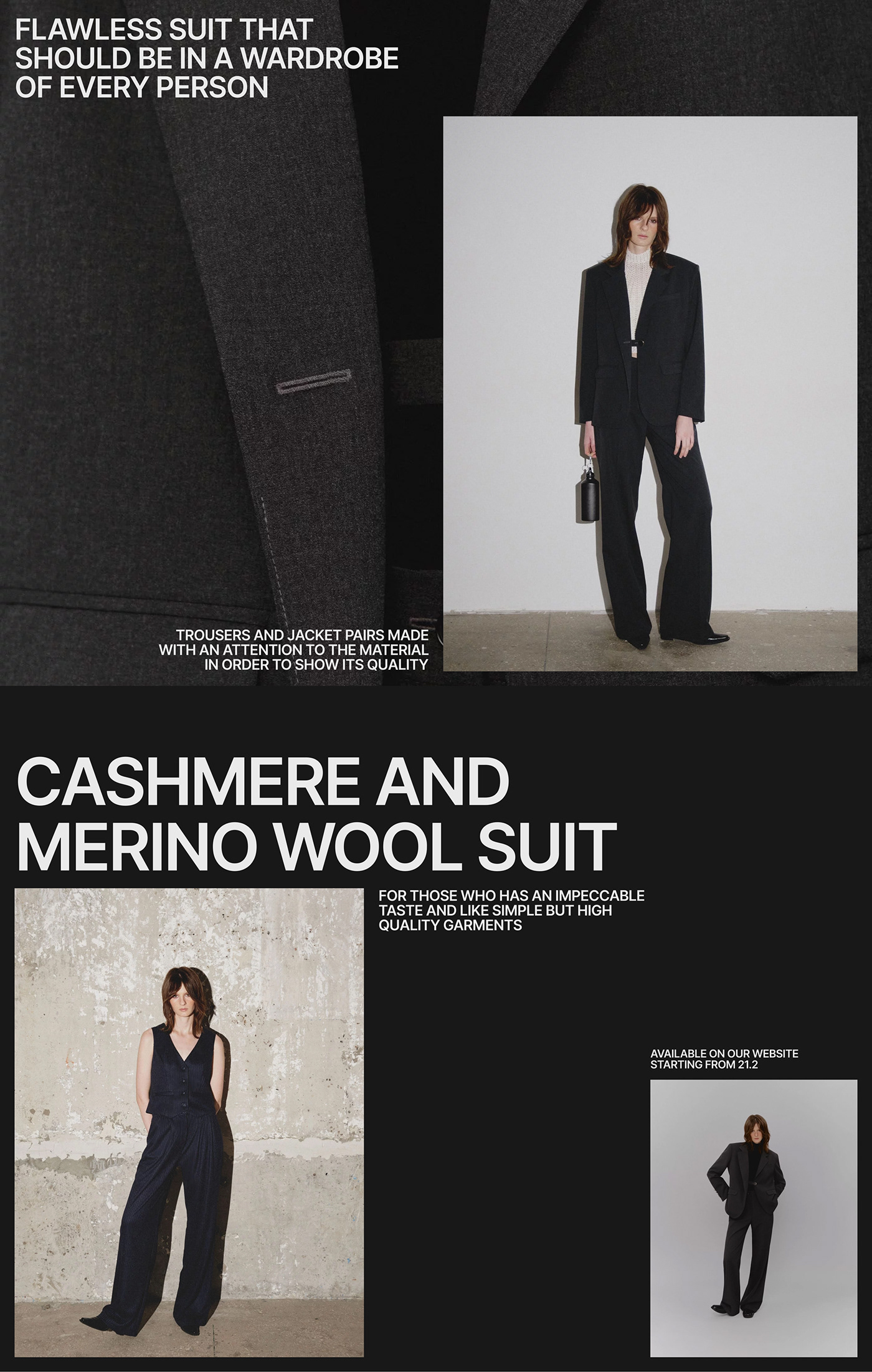 Clothing Ecommerce editorial editorial design  Fashion  Layout Web Website