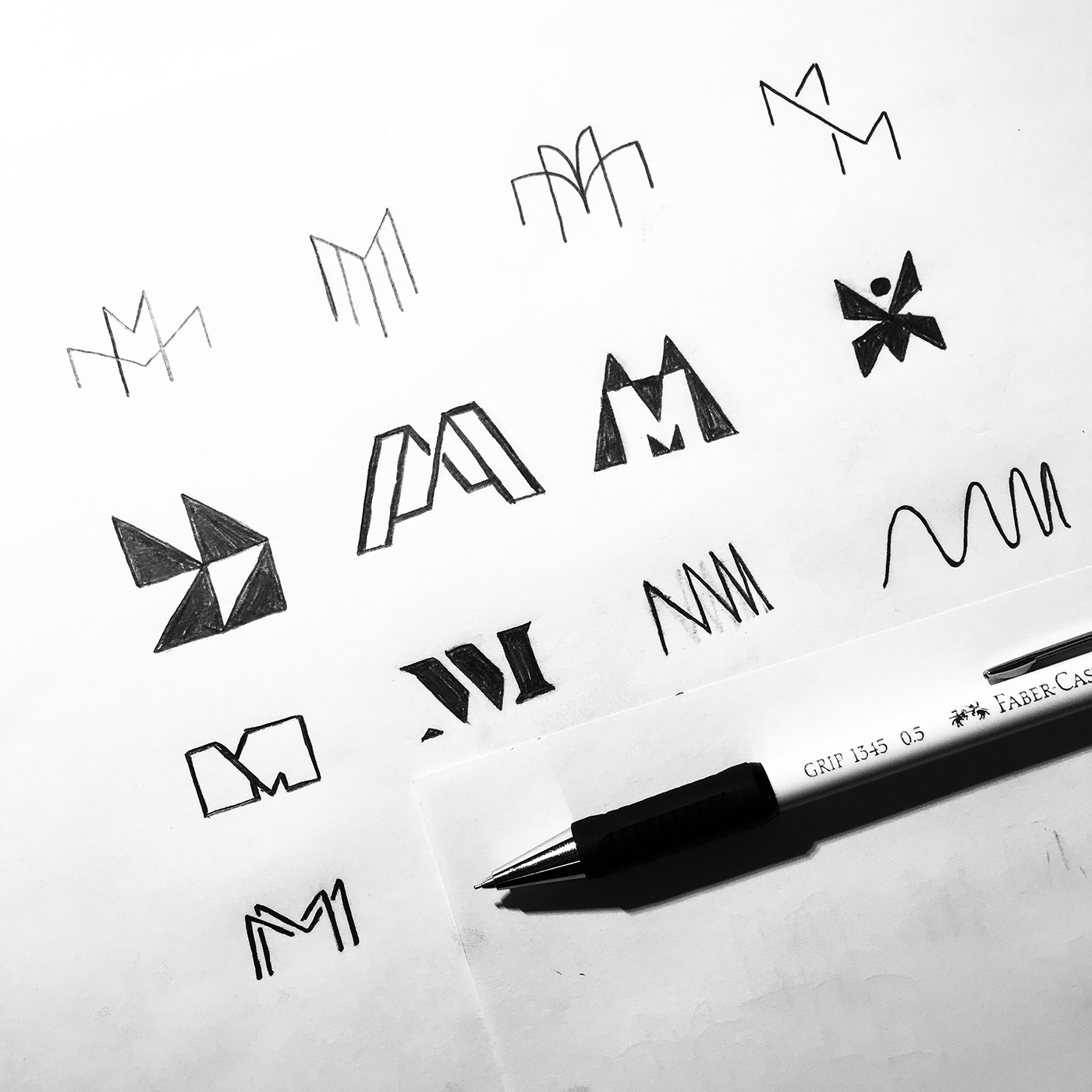 mm logo Logotype Logo Design identity visual identity monogram mati
