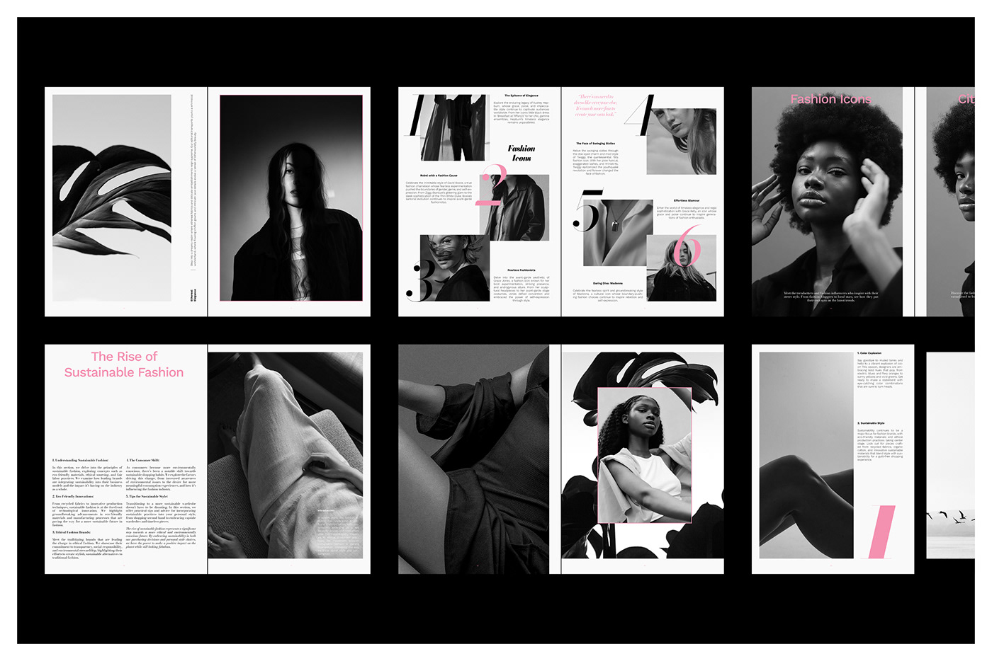 magazine Magazine design Layout editorial print InDesign typography   catalog catalog design brochure