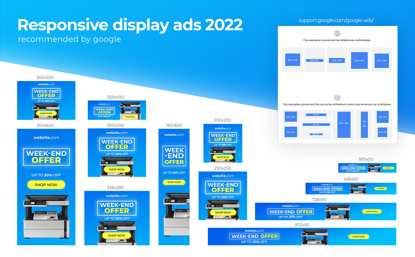 ads banner design free free mockup  google ads Google Slides psd template Responsive Design Web Banner