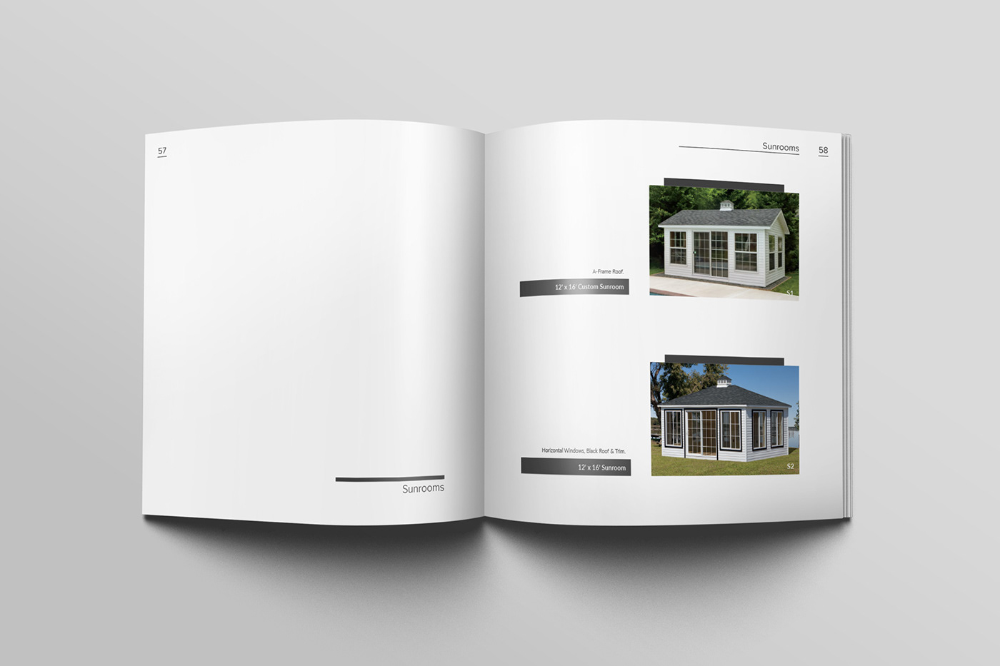 graphic design  print catalog Layout pencroft structures
