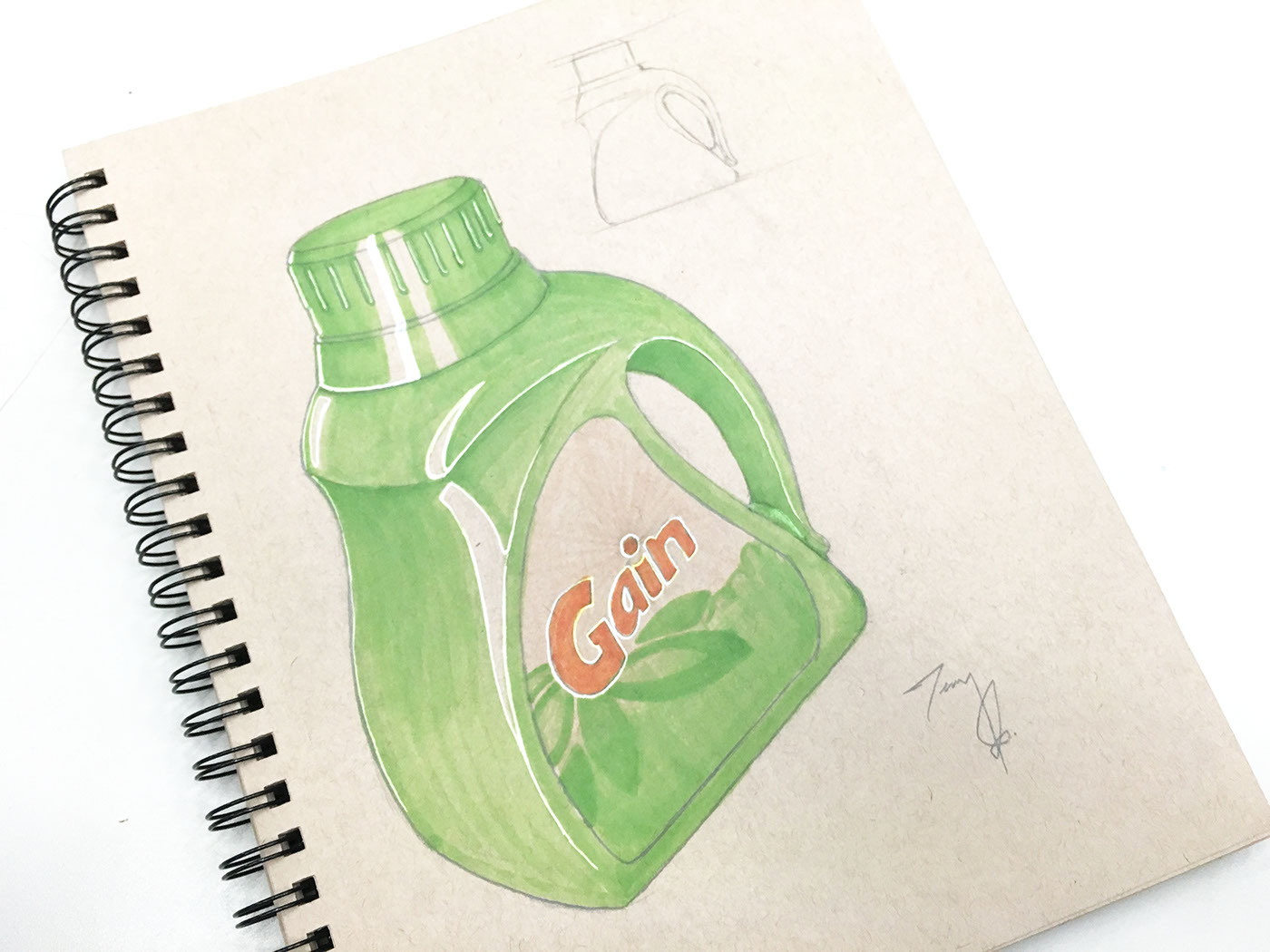 product deisgn sketching rendering