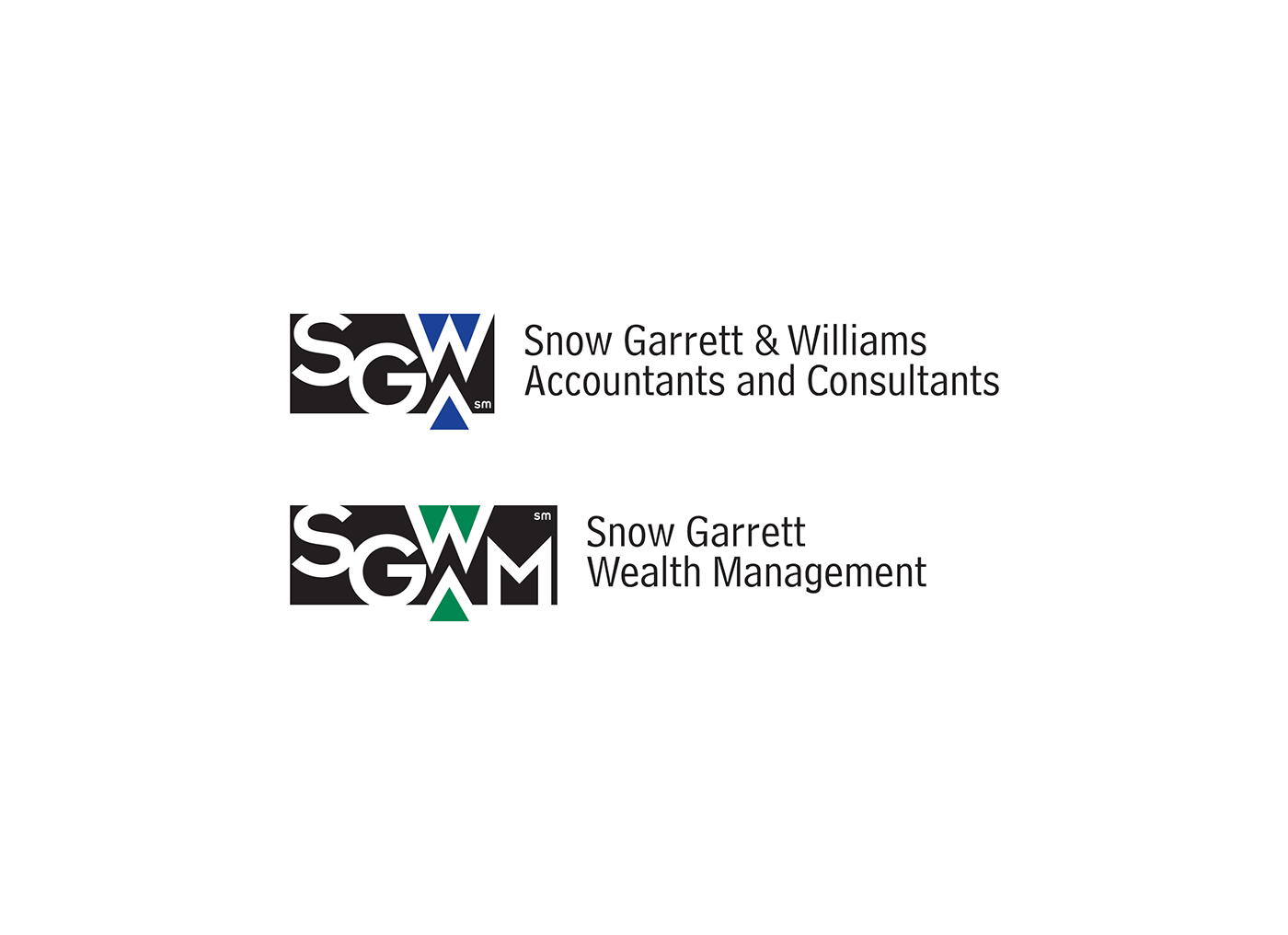 logos for related accounting and wealth management firms