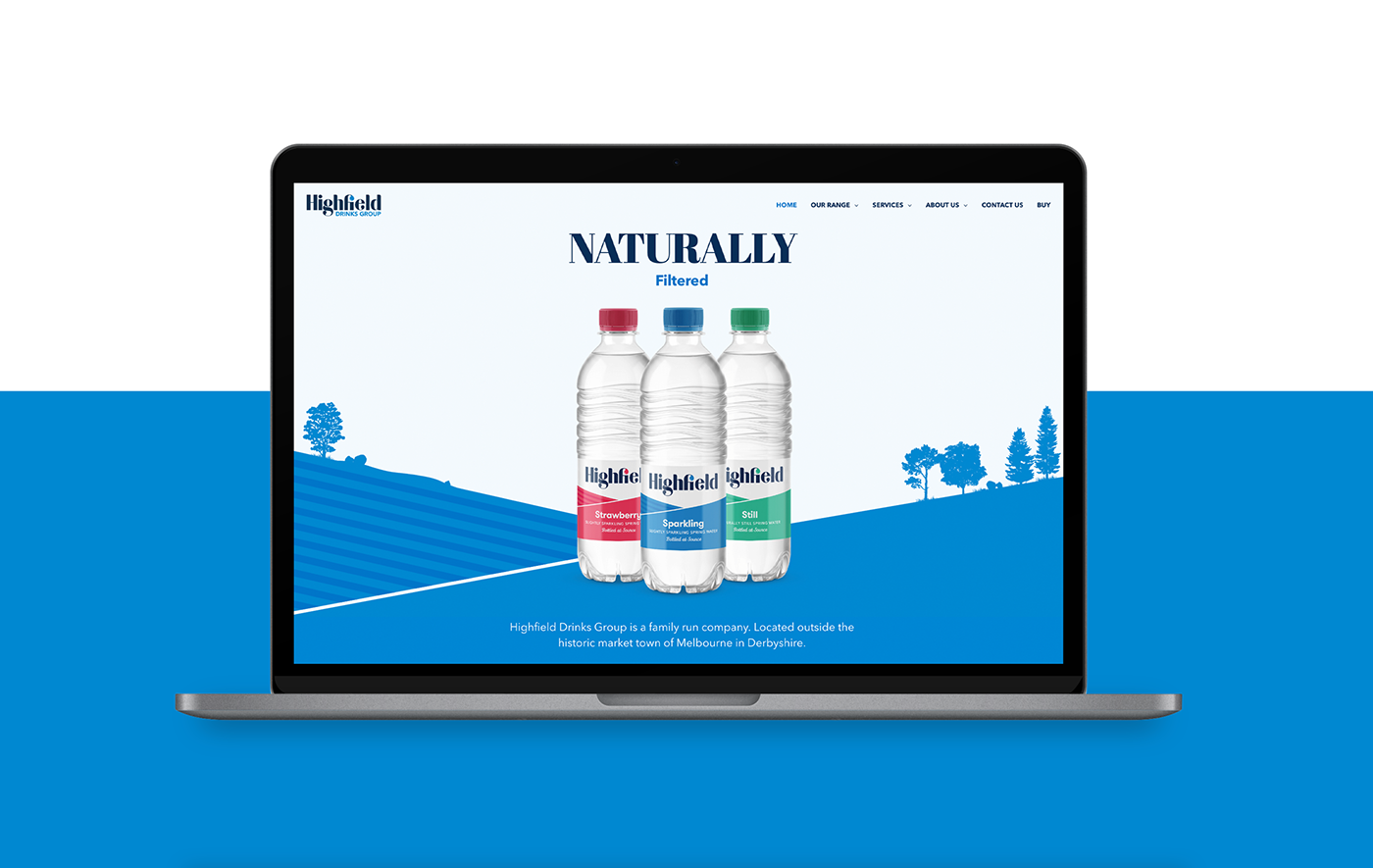 Website Website Design ux UI water spring water