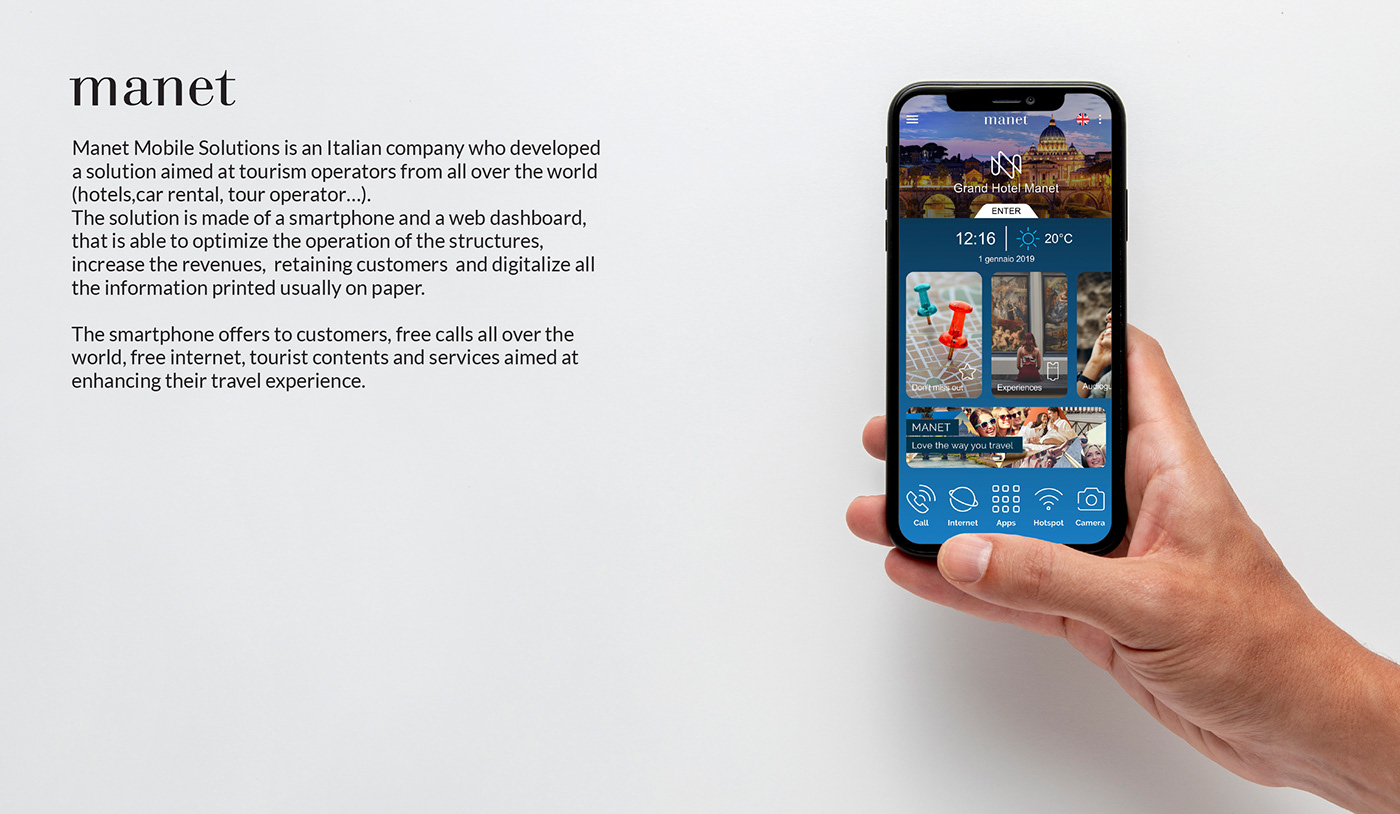 app graphic hotel interaction services tourism UI ux