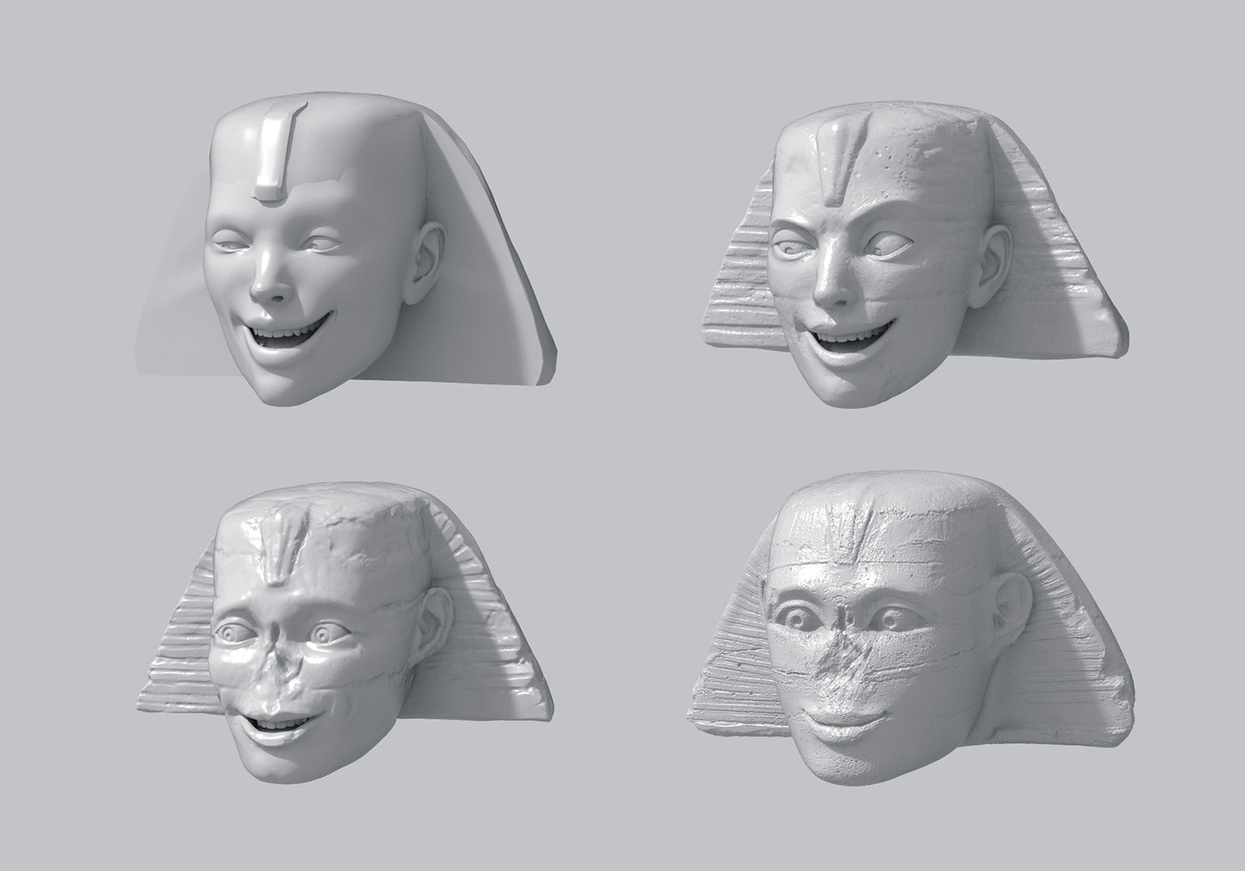 postproduction 3D retouching  CGI Vittel sphinx Advertising 