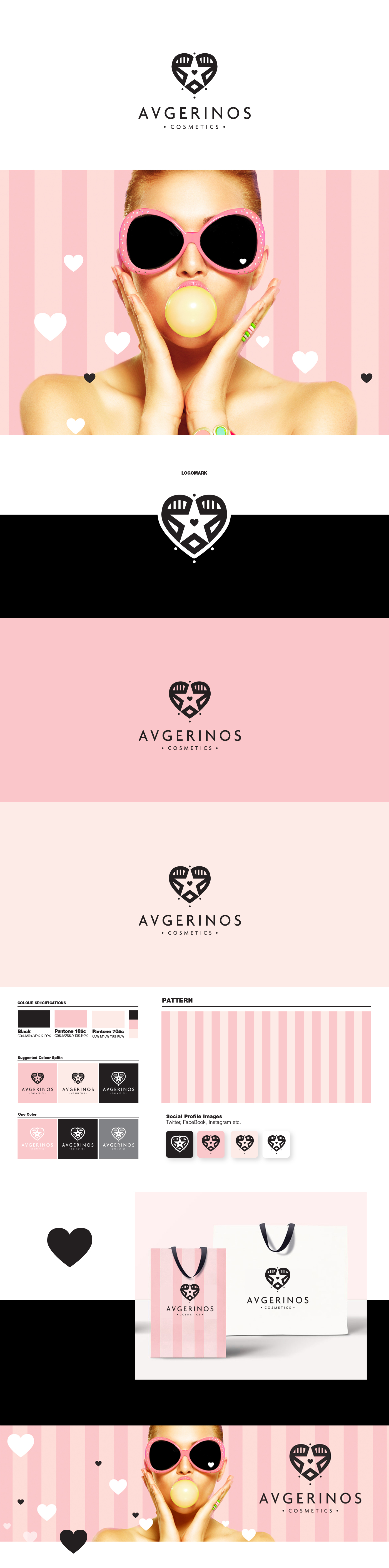 avgerinos cosmetics products beauty DAWN star heart Greece pink bubble