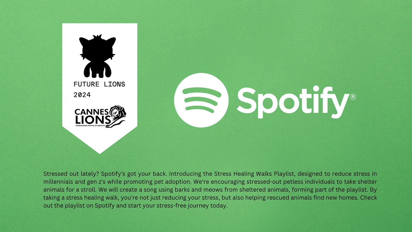 spotify Future Lions amplify animals dogs cats stress anxiety mental health ILLUSTRATION 