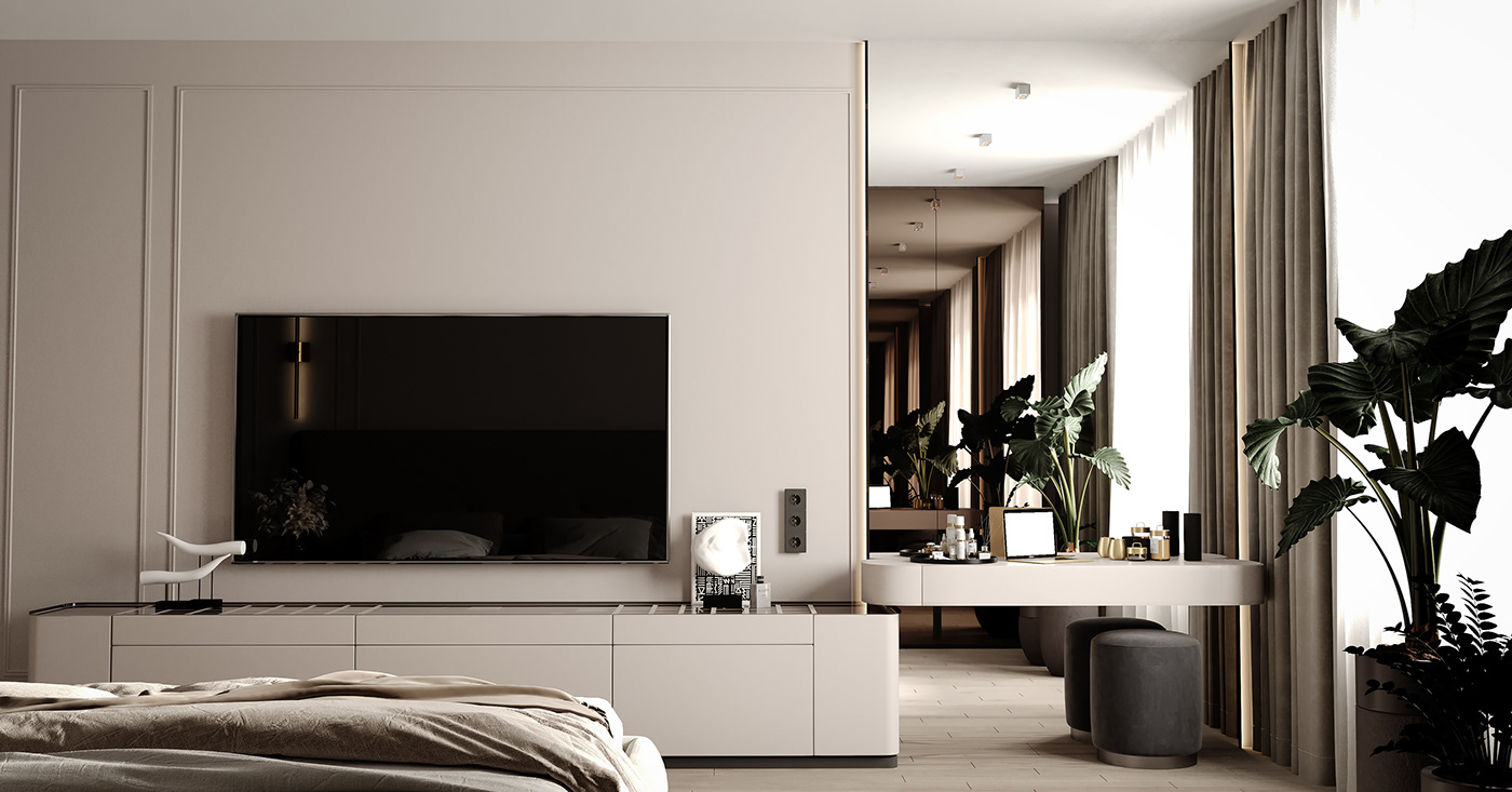 3ds max corona render  Interior interior design  modern design apartment