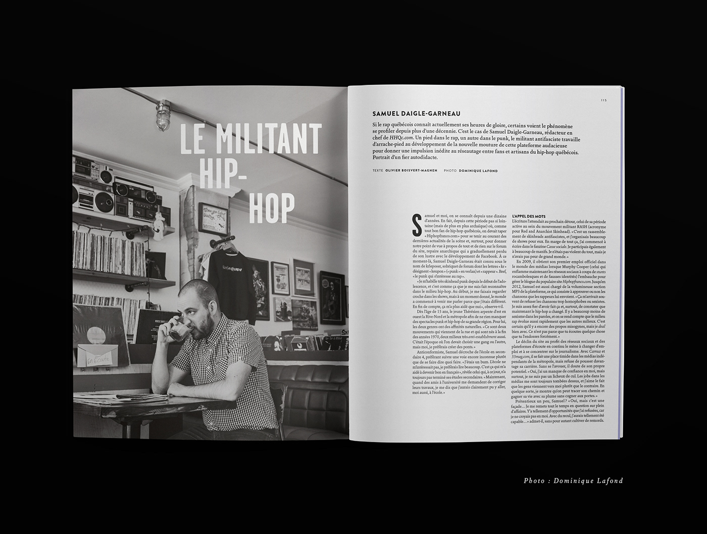 magazine Photography  design urbania Montreal