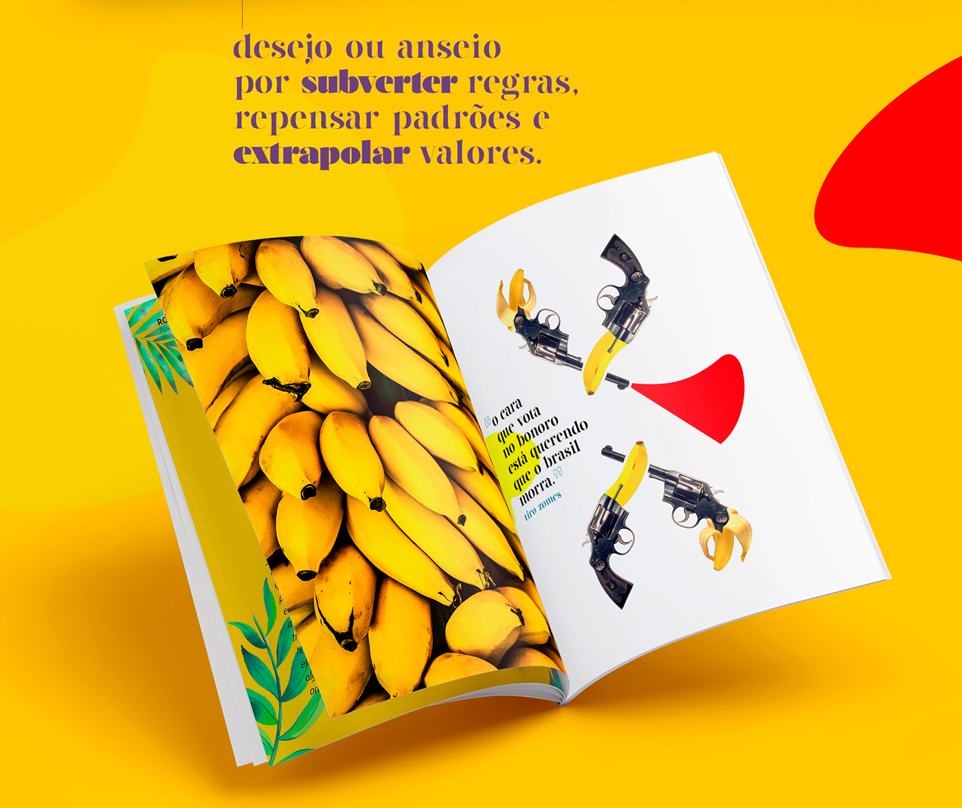 tropicalismo hitler tropical ciro gomes bolsonaro Brasil politics graphic design  estudo Design Ativista