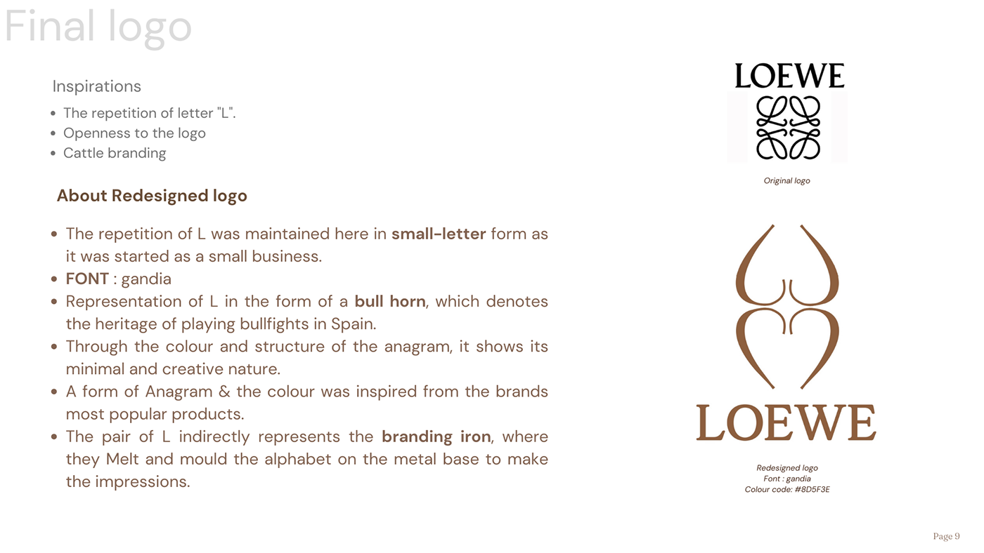 semiotics branding  logo designing loewe graphic design  logo