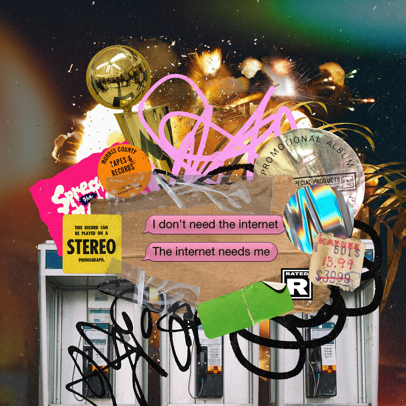 Avante Garde collage collage art daily experimental free ipad pro