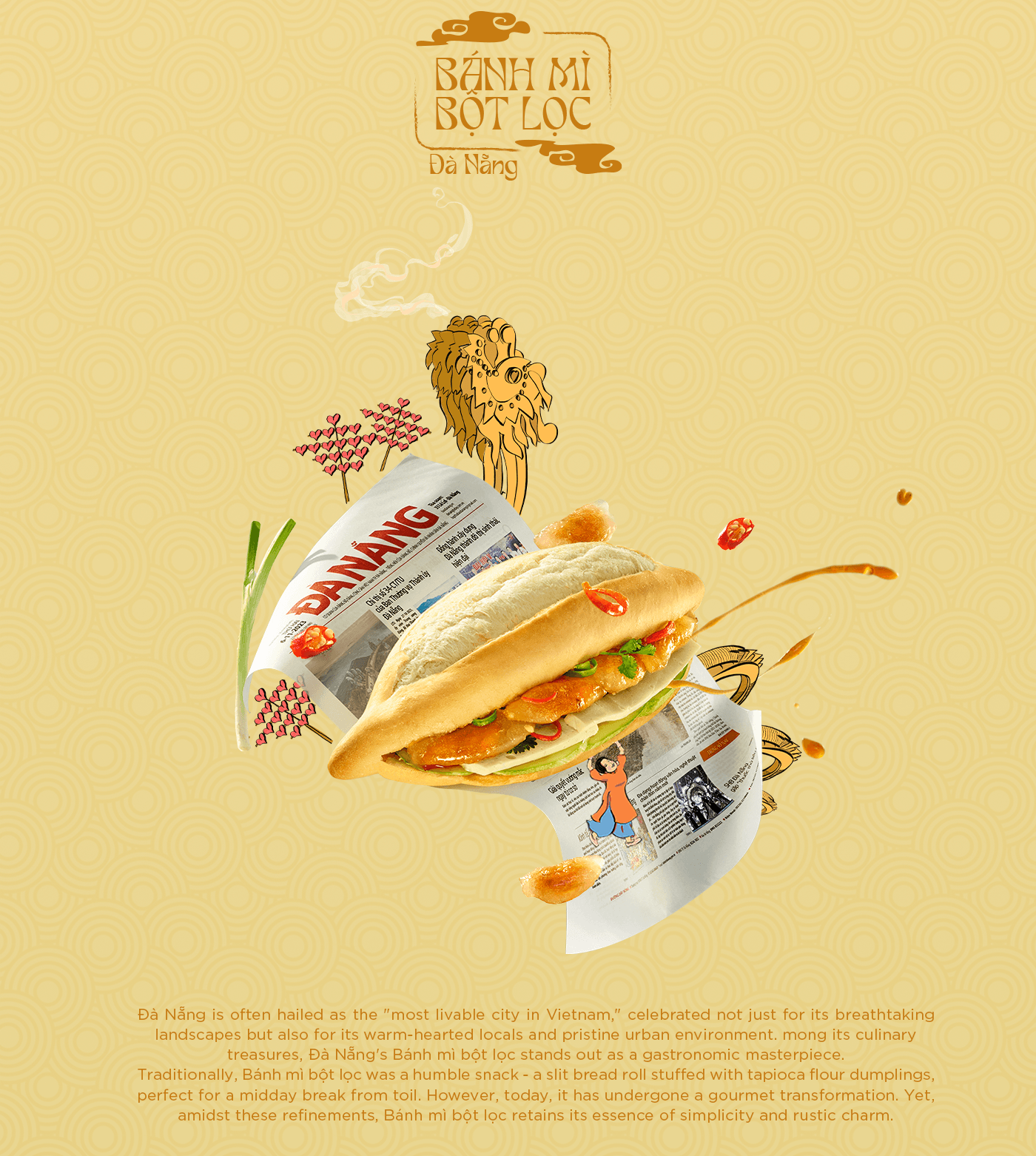 Food  food photography food styling creative design vietnam painting   Drawing  cuisine map