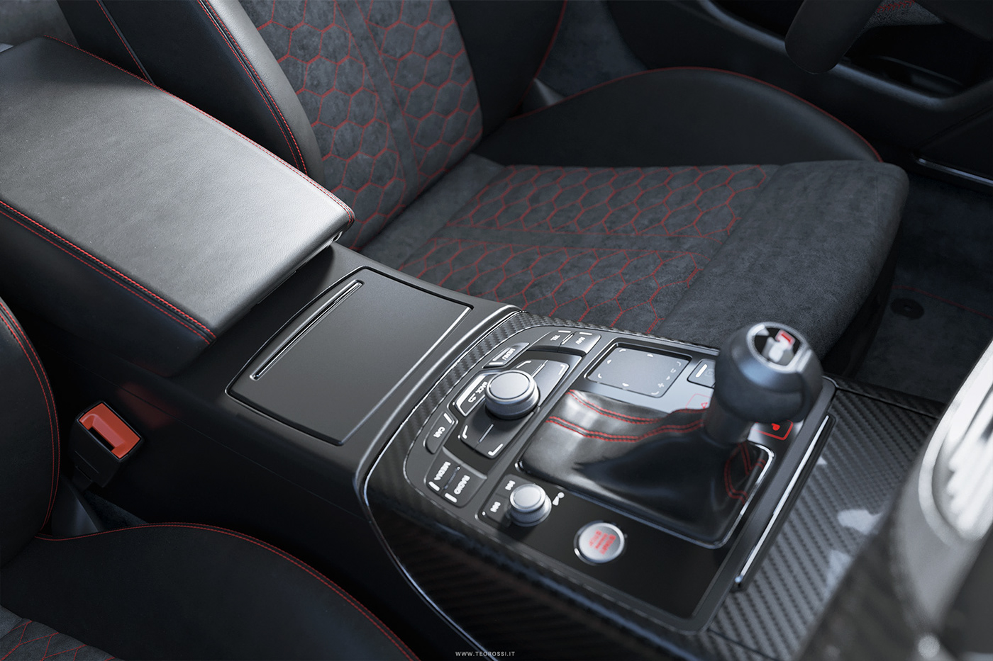 Audi rs6 CGI 3D rendering automotive   cinema4d corona car japan