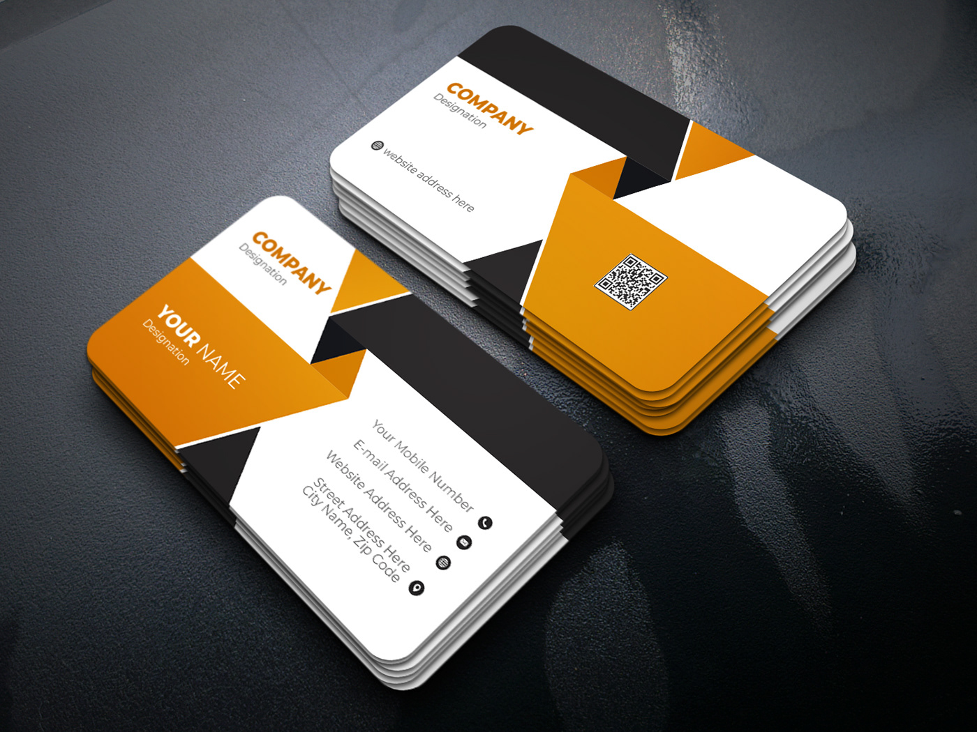 card business business card identity Contact Card visiting card visiting card design personal card visiting company card