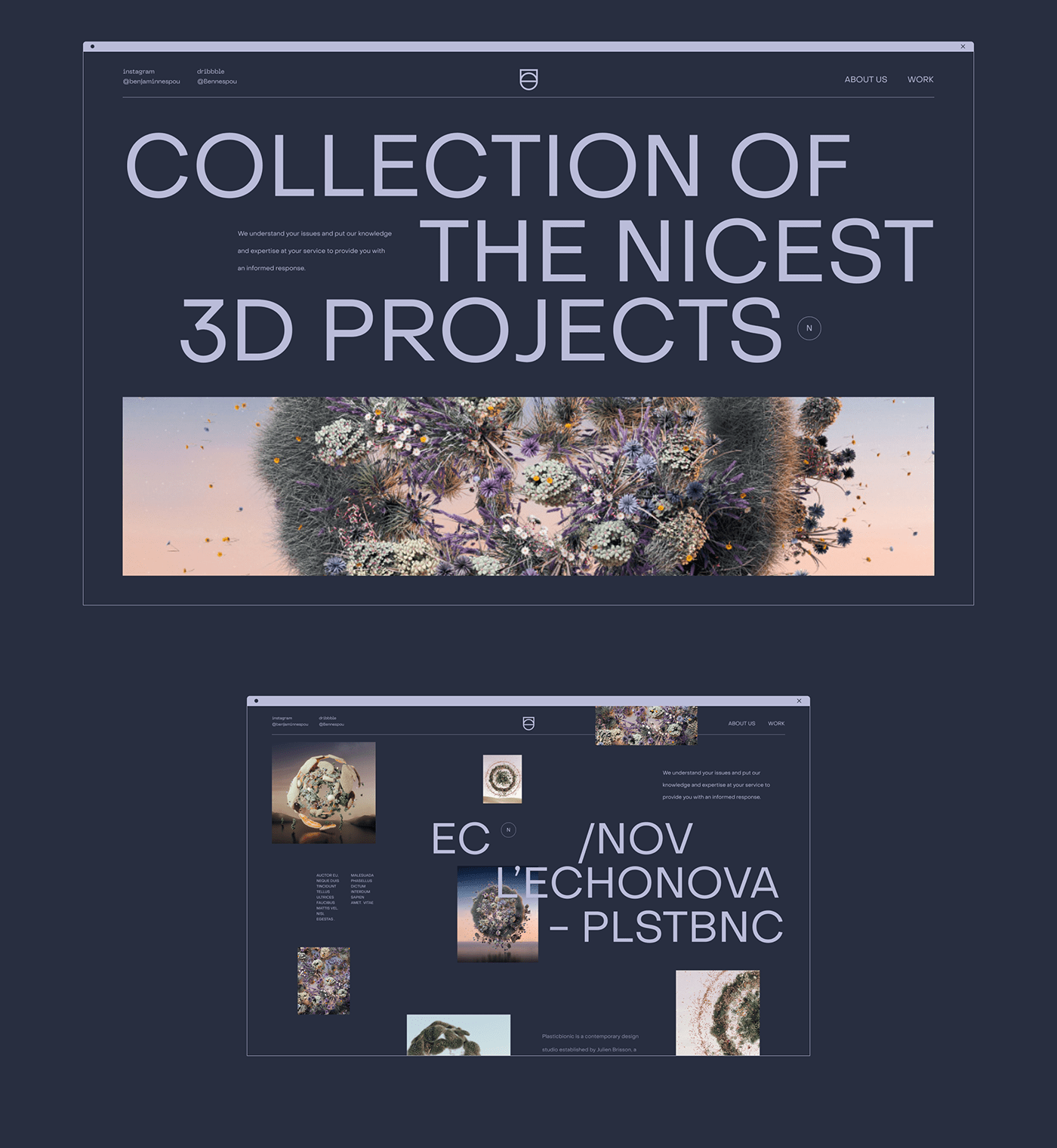 3D 3d modeling book editorial portfolio Portfolio Design Portfolio template Render typography   Website