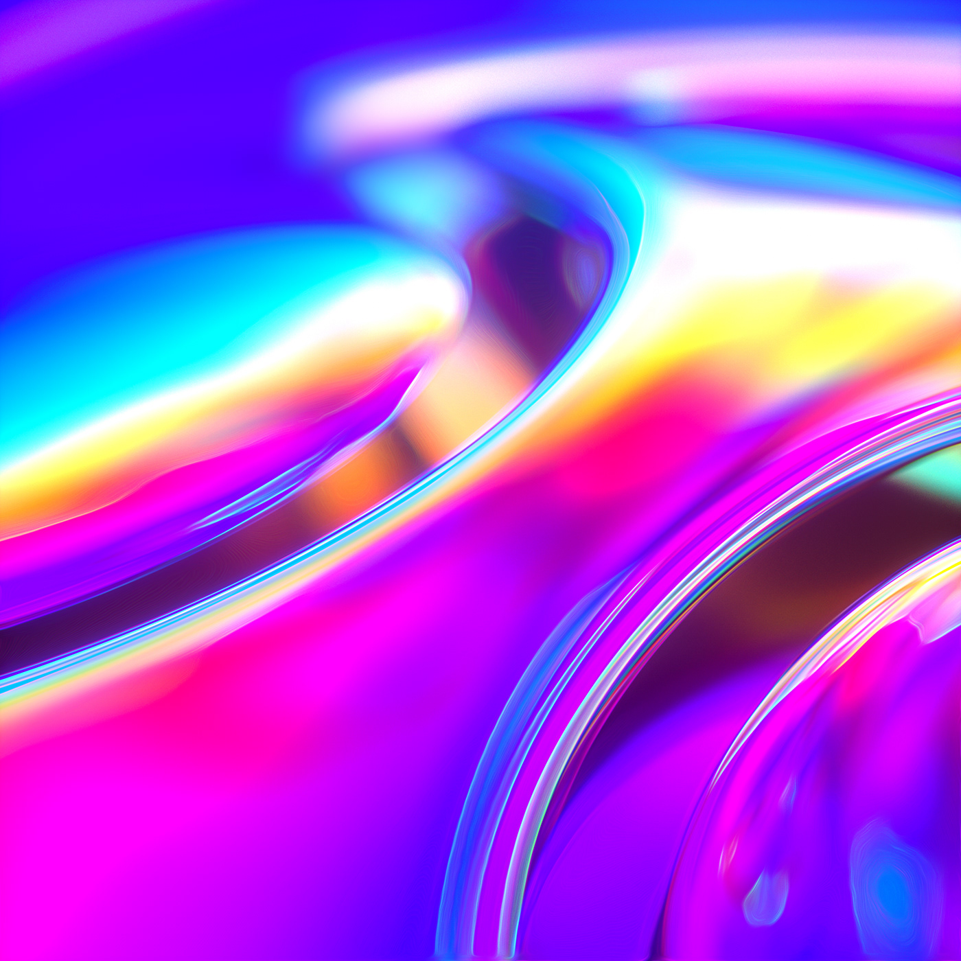 abstract 3D rainbow octane weird phone wallpaper digital art psychedelic
