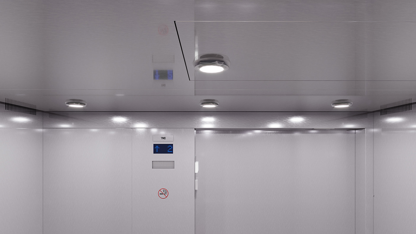 3ds max architecture elevator design Render visualization