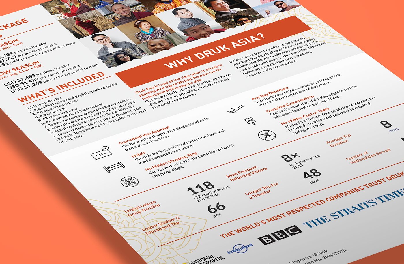 Druk Asia Flyer Design On Behance