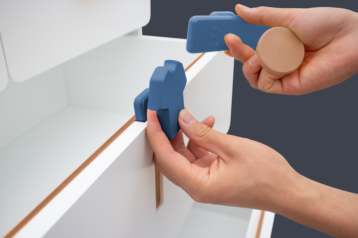 furniture drawer kids children furnituredesign handle 3Dprinter 3dprinting Shelf 3dmodeling