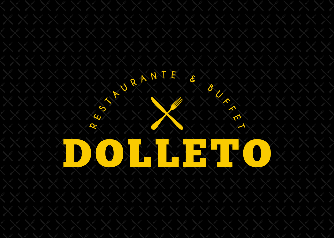 criação de marca LOGO RESTAURANTE marca cozinha Marca Restaurante  restaurant brand restaurante dolleto