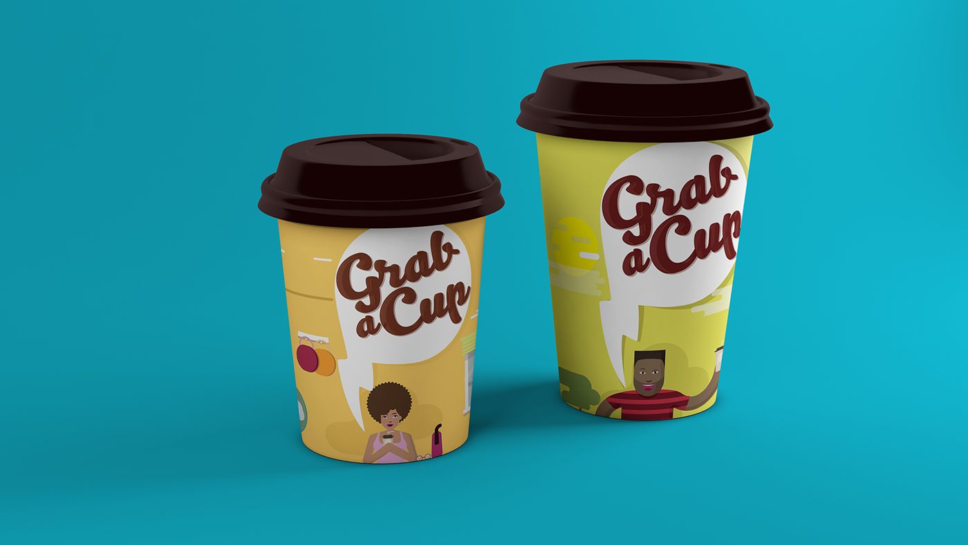 Grab cup Coffee Mug  breakfast prince adu prince adap