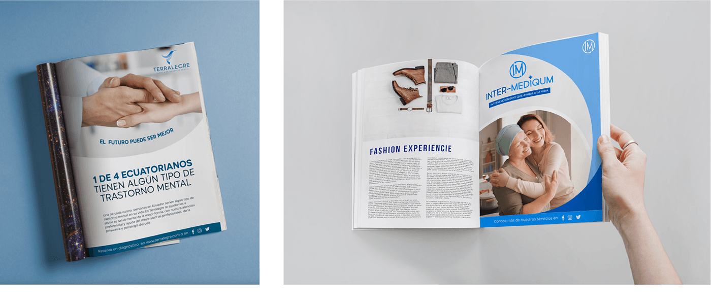 editorial design  magazine InDesign brochure flyer print brand identity Graphic Designer portfolio Portafolio Diseño Grafico