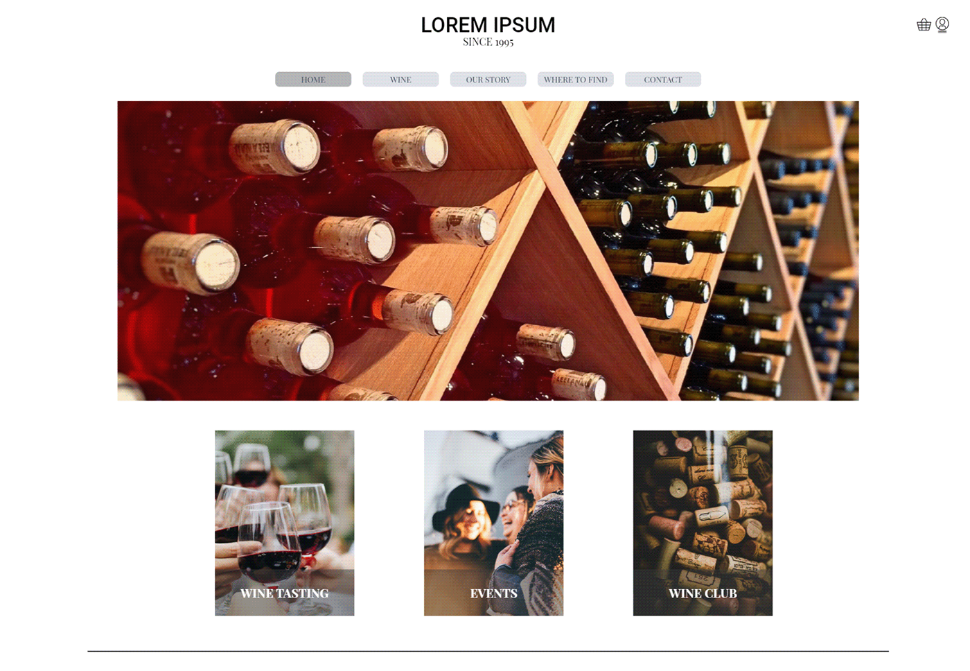 winery Website personal project Hatch Web Design 